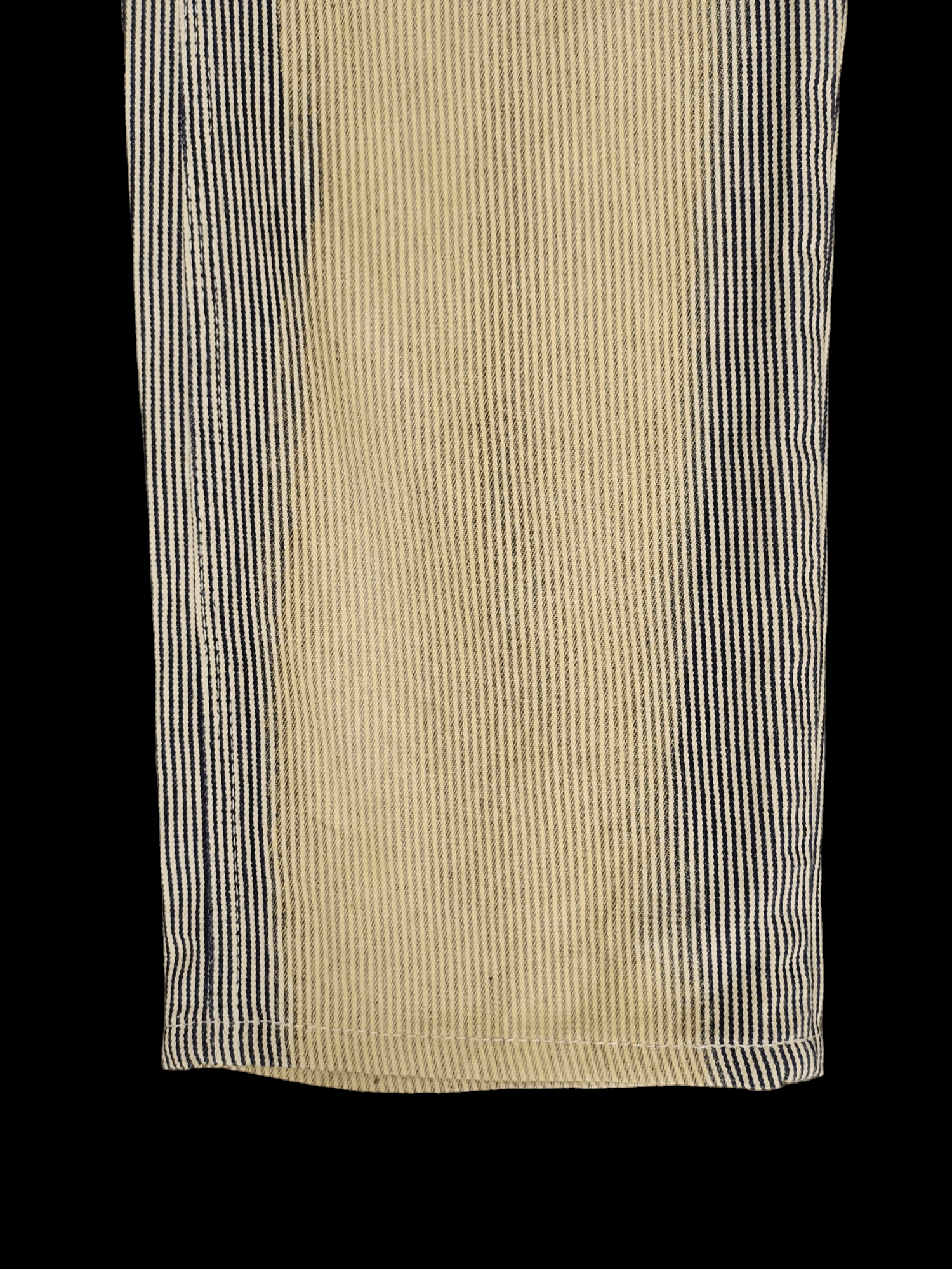 Pointer 1990s Pointer Hickory Striped Faded Distress Denim Pants Size US 32 / EU 48 - 8 Thumbnail