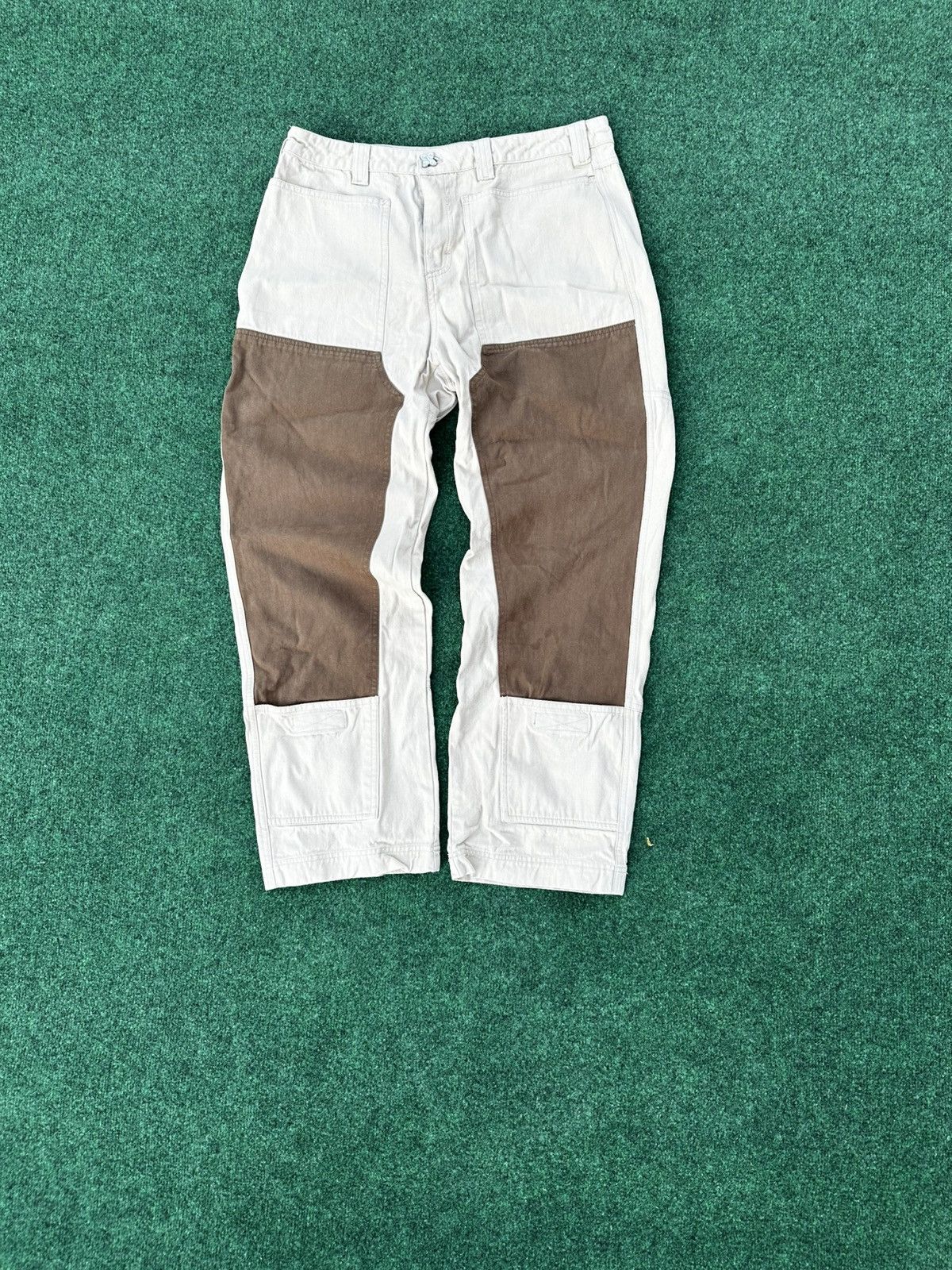 Vintage Liquid Lagoon Double Knees Carpenter Pants Size US 34 / EU 50 - 1 Thumbnail
