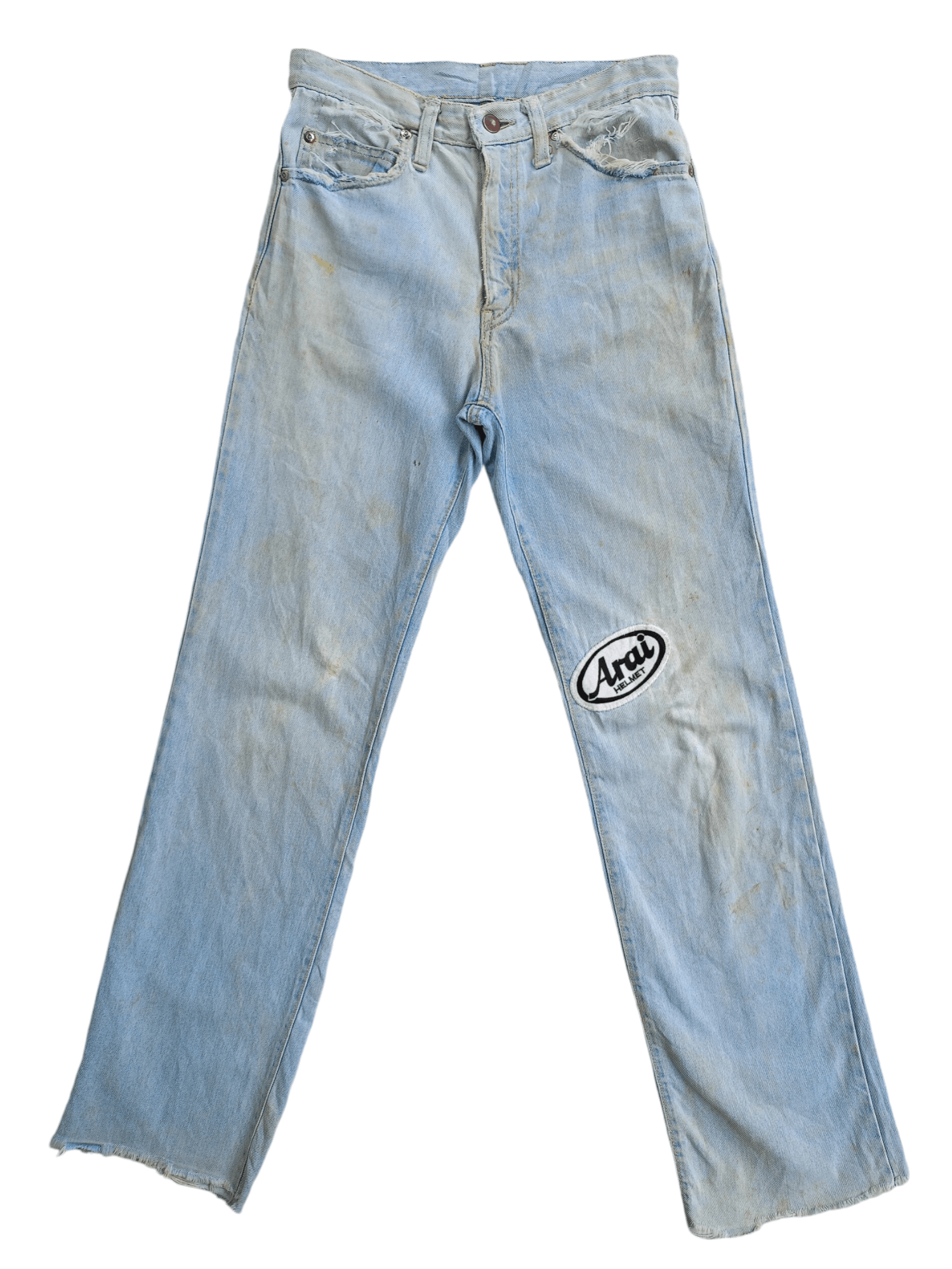 Japanese Brand × Vintage Japanese Brand Cropped Vintage Streetwear Denim Size US 27 - 1 Thumbnail