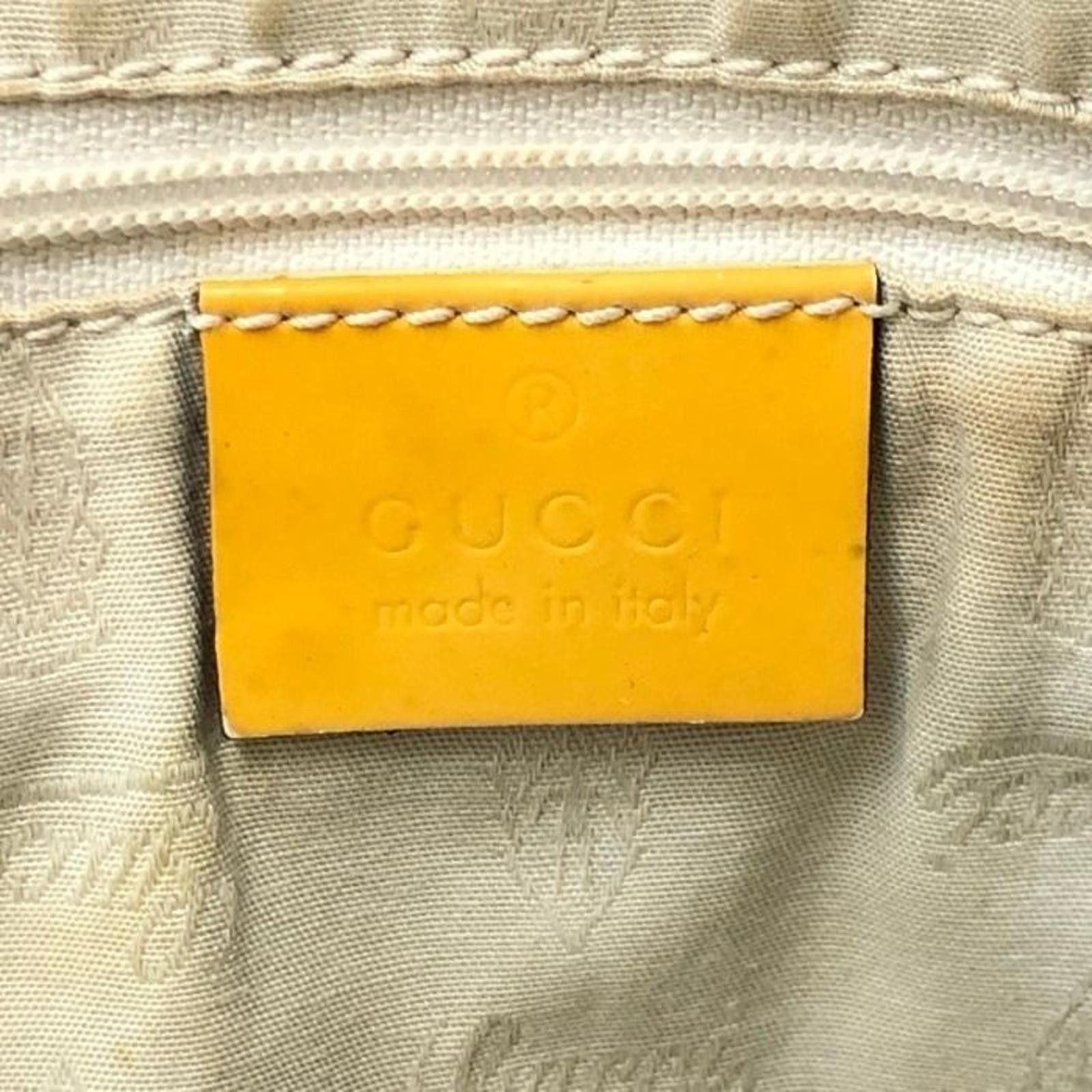 Gucci Gucci - Beige and Yellow GG Canvas Tote Bag Size ONE SIZE - 7 Thumbnail