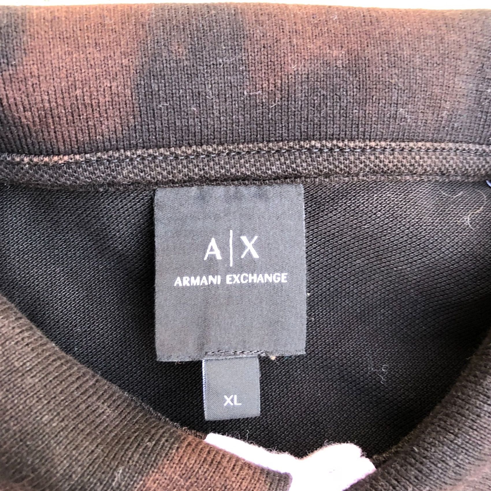 Armani Exchange ARMANI EXCHANGE AX Polo Shirt XL Men's Black Embroidered Logo Short Sleeve Polo Size US XL / EU 56 / 4 - 6 Thumbnail