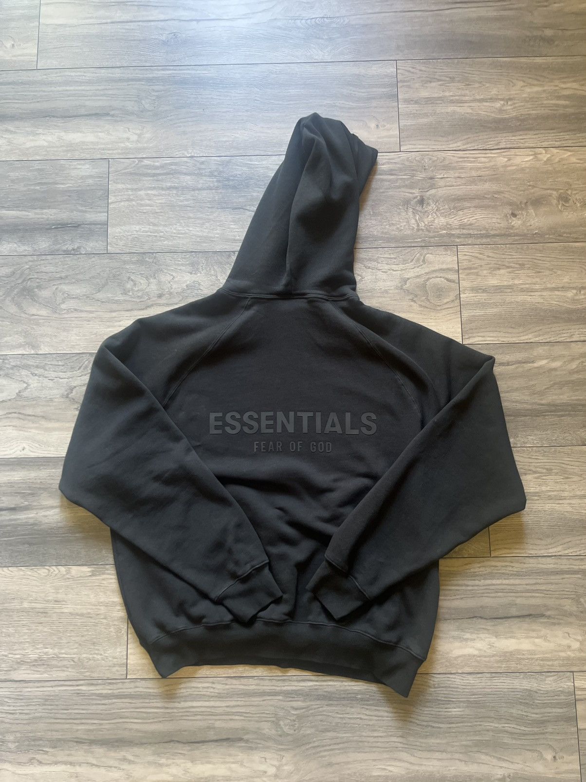 Essentials Fear of God Fear of God Essentials Black Hoodie ss21 Grailed