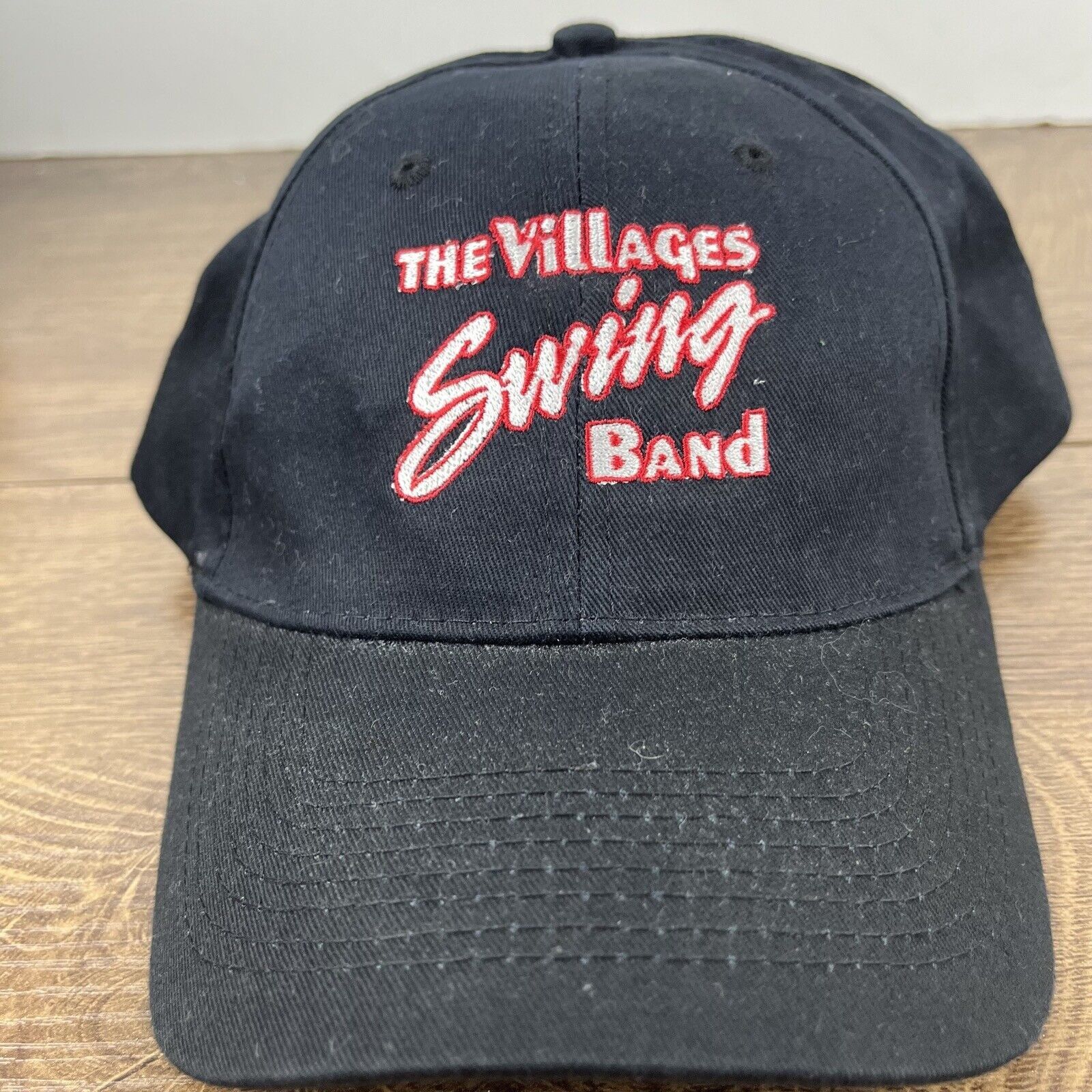 Other The Villages Swing Band Hat Black Cap Adjustable Hat Black A Size ONE SIZE - 6 Thumbnail