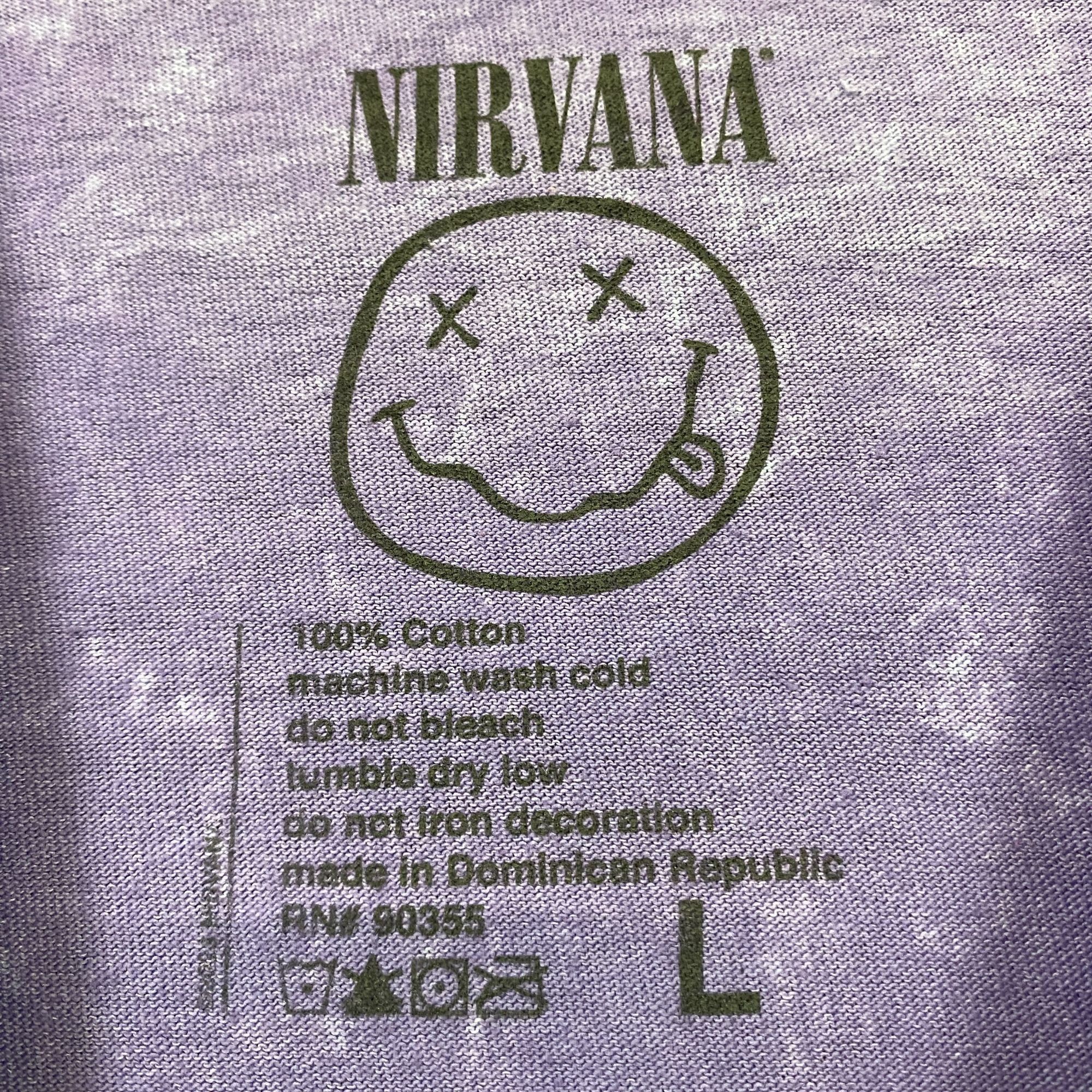 Nirvana Nirvana Nevermind Mineral Wash Grunge Band Tee L Size US L / EU 52-54 / 3 - 4 Thumbnail