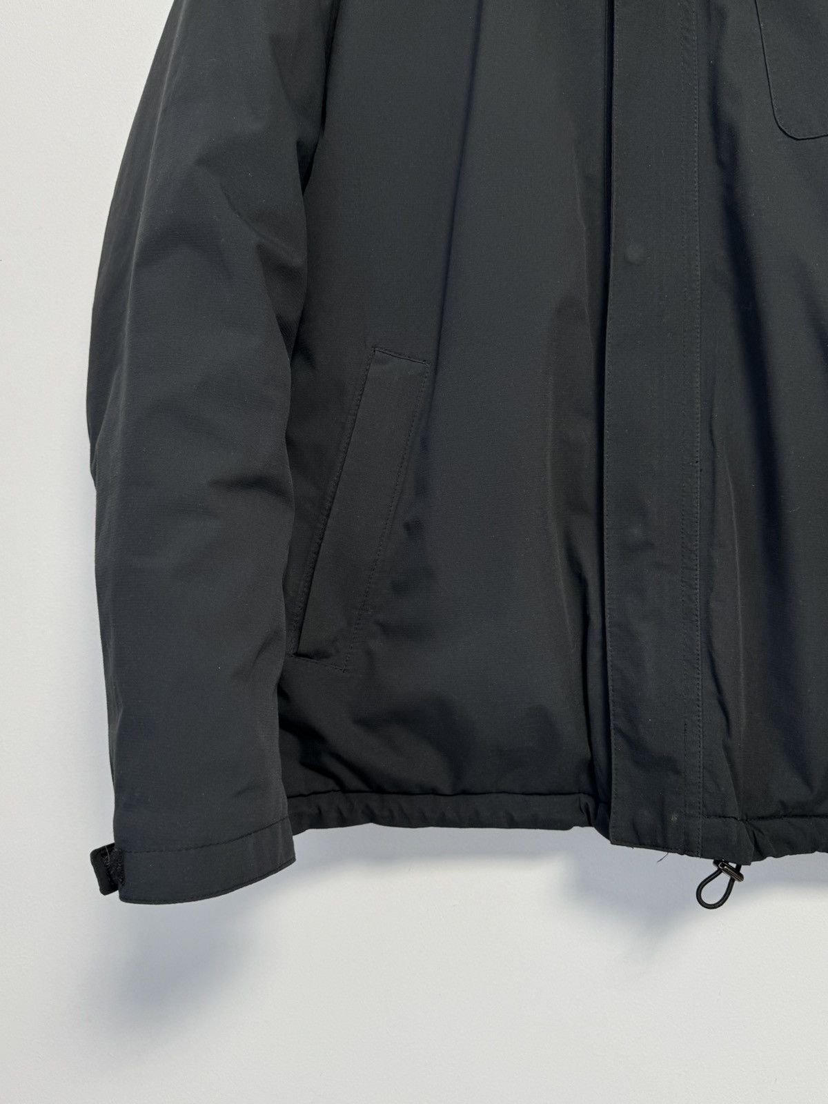 Barbour Barbour Triple Black Mens Hooded Bomber Biker Jacket Coat Size US L / EU 52-54 / 3 - 3 Thumbnail