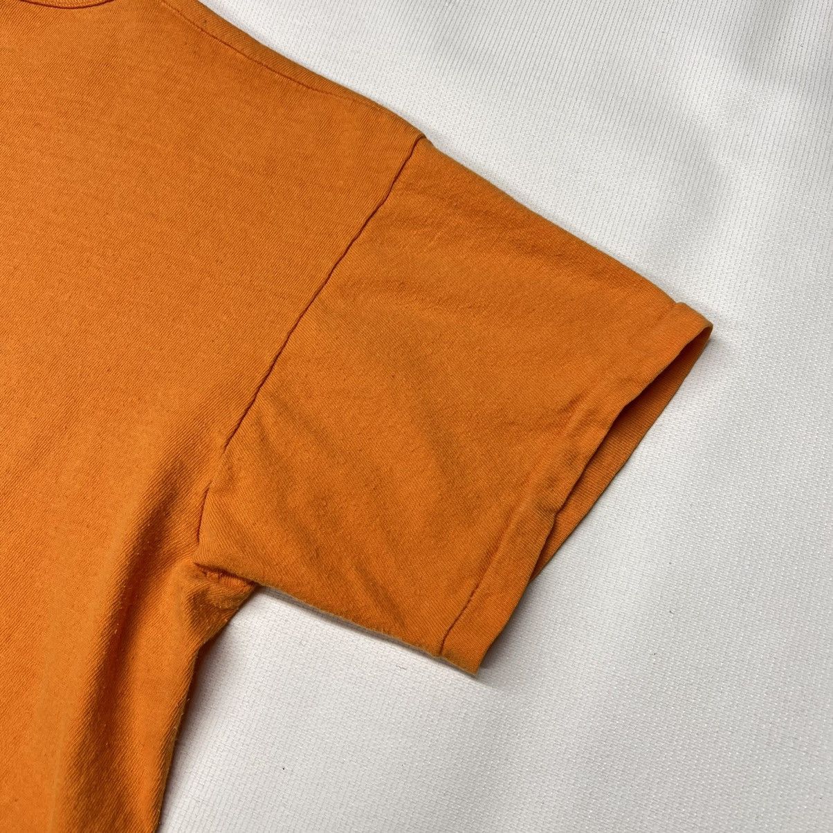 Russell Athletic × Vintage Russell Athletic Tee Shirt Orange Architect Single Stitch Size US M / EU 48-50 / 2 - 14 Thumbnail