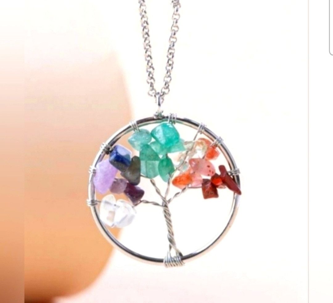 Other Chakra stone Three of life necklace! Size ONE SIZE - 1 Thumbnail