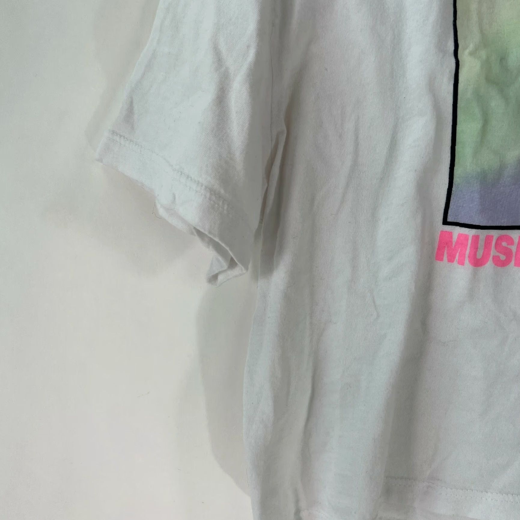 H&M Divided By H&M Women MTV Music Graphic Tee Crew Neck White T Shirt S Adult Women's White Graphic Tee 90s Theme Size S / US 4 / IT 40 - 4 Thumbnail
