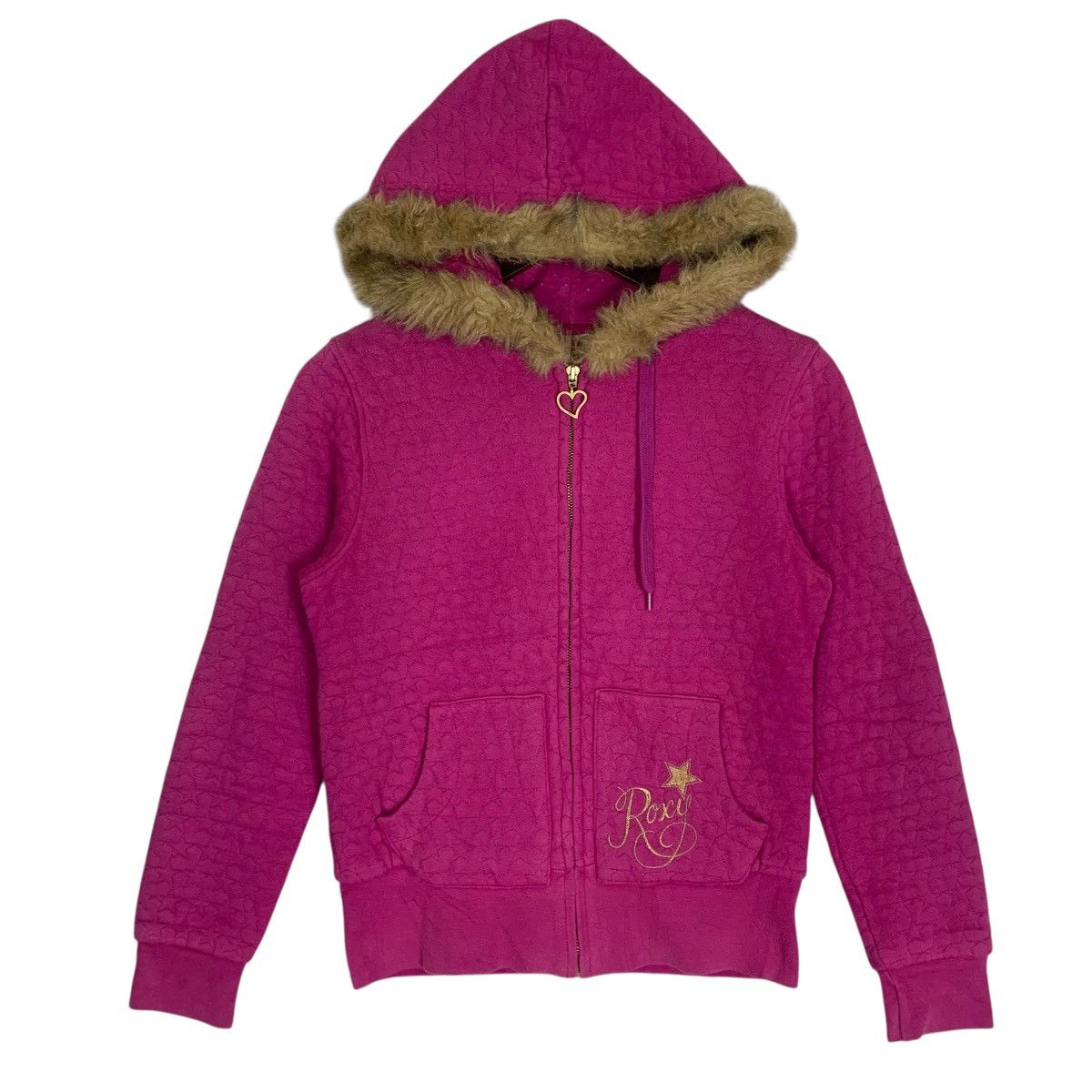 Japanese Brand RoxyQuilsilver Clothing SurfWear SurfStyle Outdoor Hoodie Size XS / US 0-2 / IT 36-38 - 2 Thumbnail