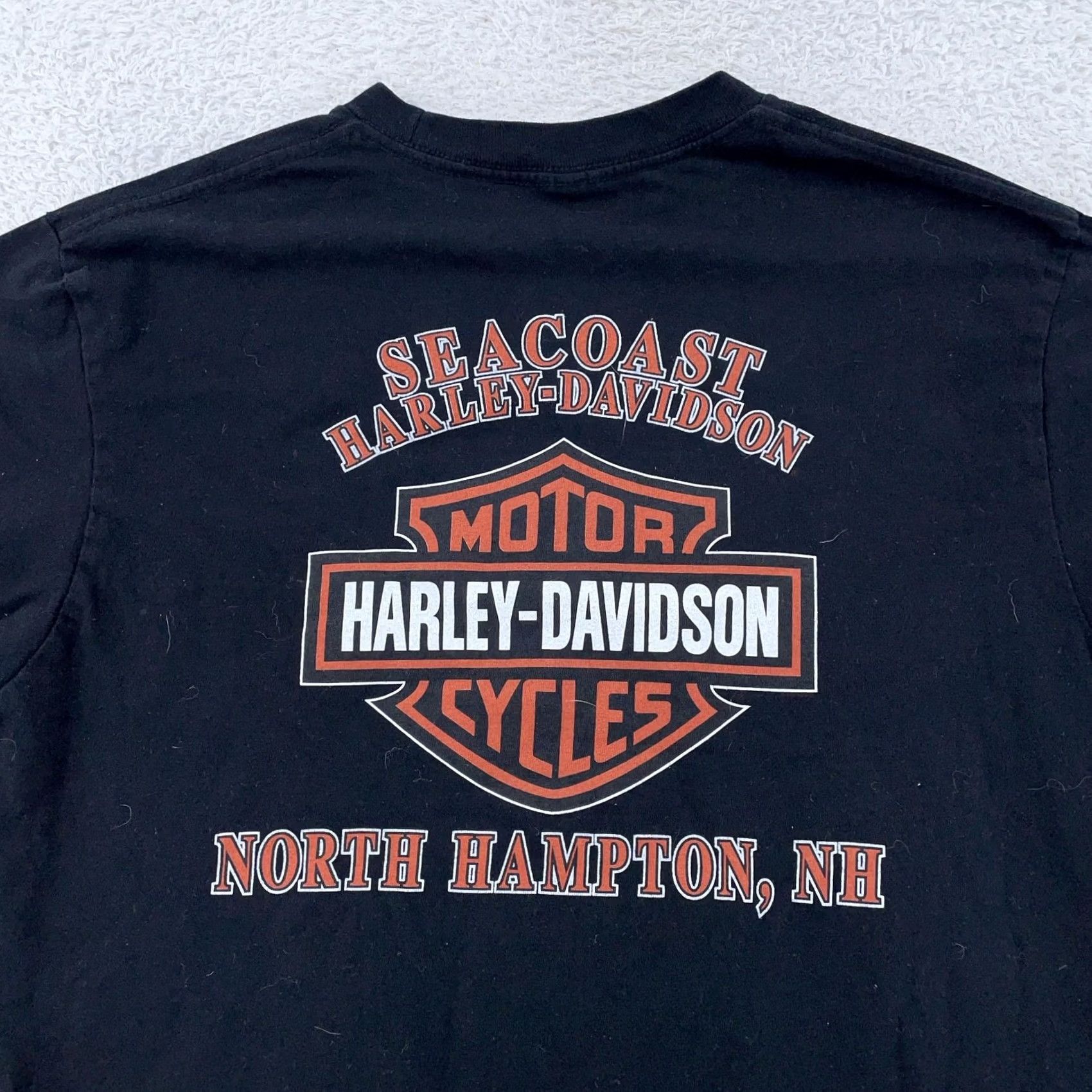 Harley Davidson Harley-Davidson T-Shirt M/L Black Seacoast North Hampton New Hampshire Size US M / EU 48-50 / 2 - 3 Thumbnail