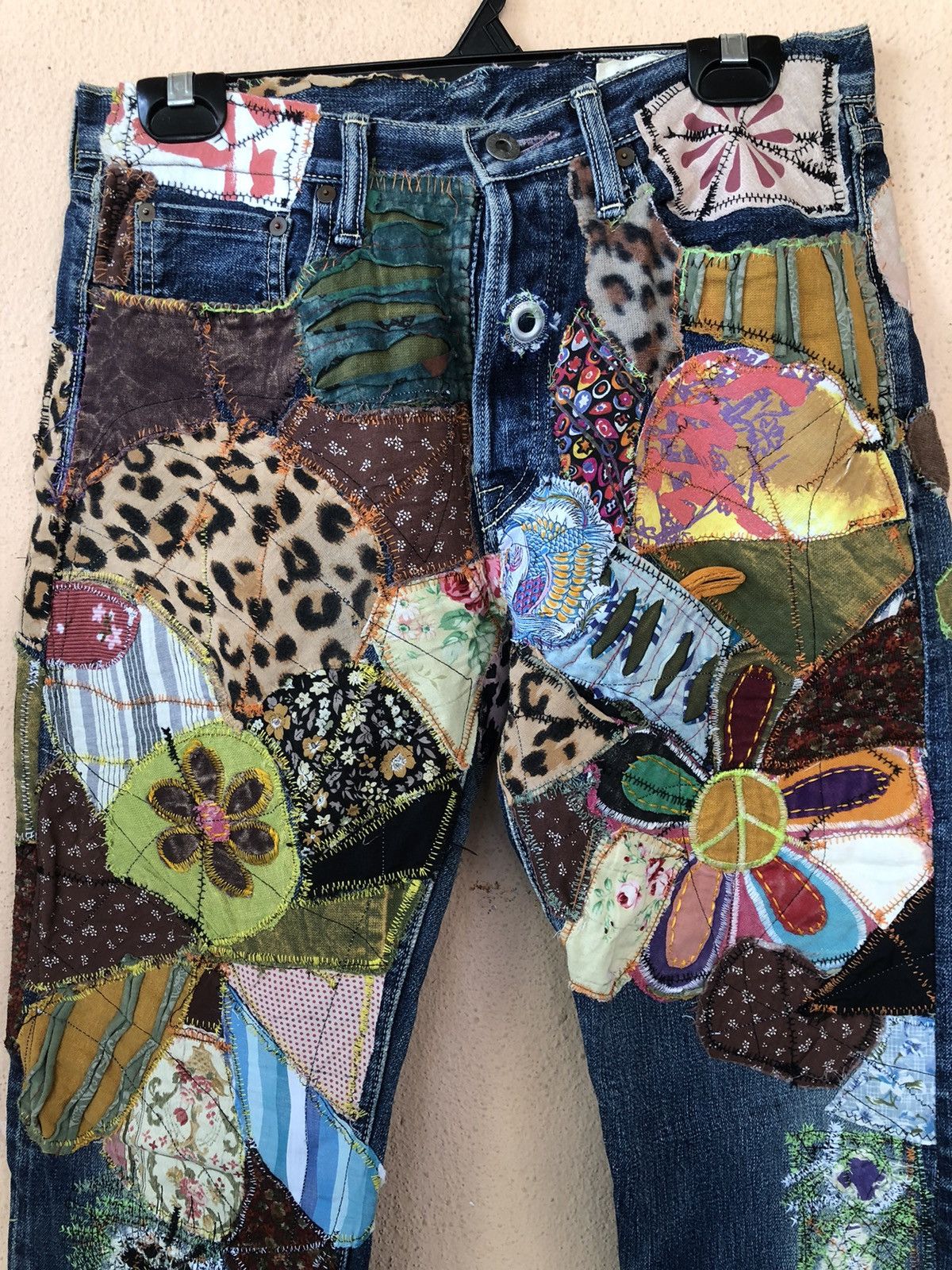 Japanese Brand × Kapital × Vintage Vintage KAPITAL Distressed Patchwork Custom Madez Size US 32 / EU 48 - 7 Thumbnail