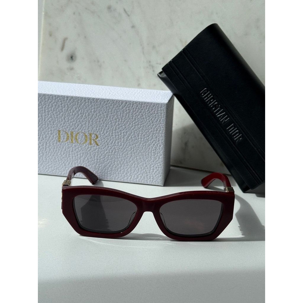 Dior NEW Dior MissDior S1F Cat Eye Sunglasses Burgundy Red Size ONE SIZE - 6 Thumbnail