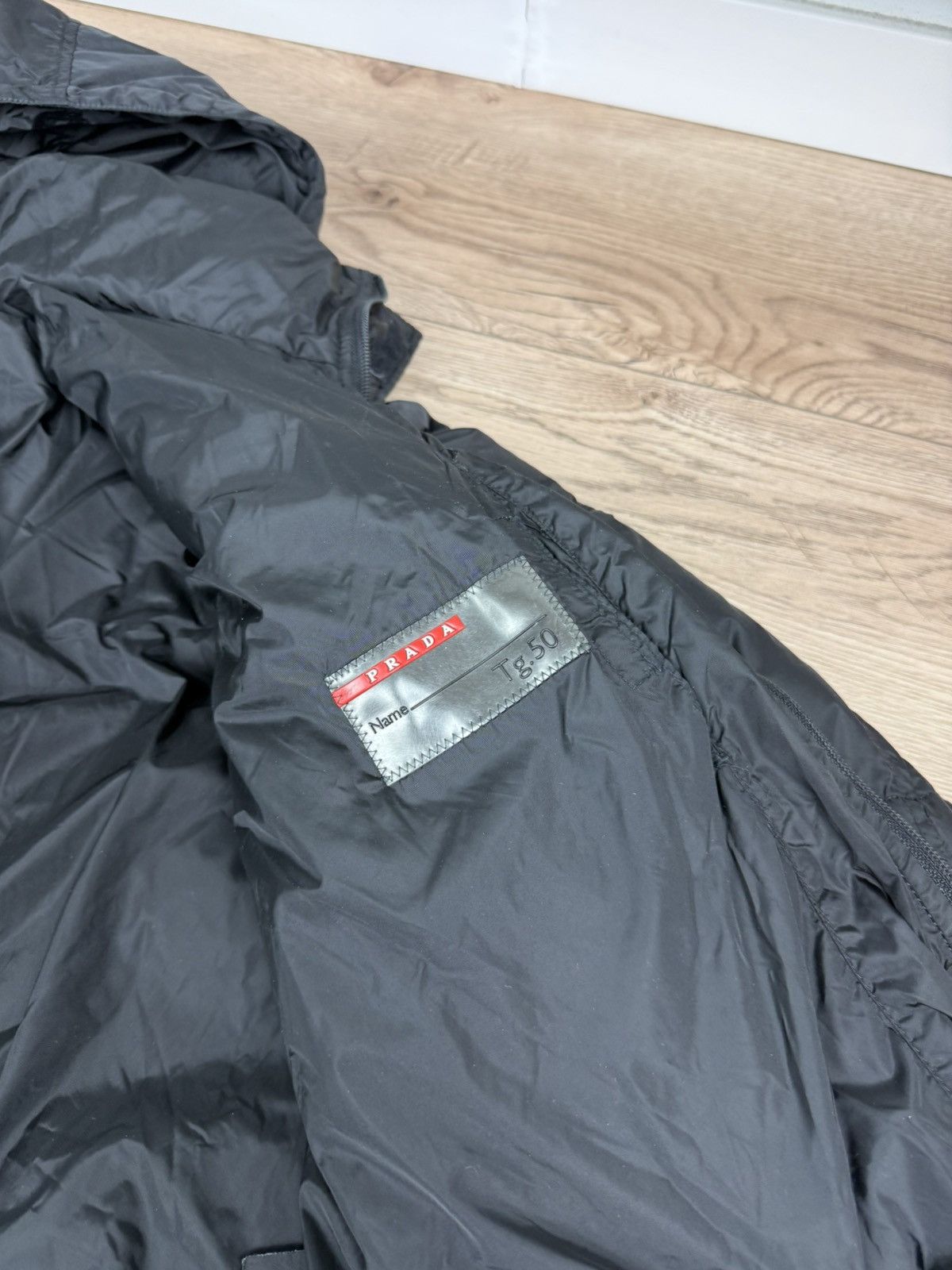 Prada × Vintage 2000s Prada sport mens down coat jacket red tab archive Size US M / EU 48-50 / 2 - 11 Thumbnail