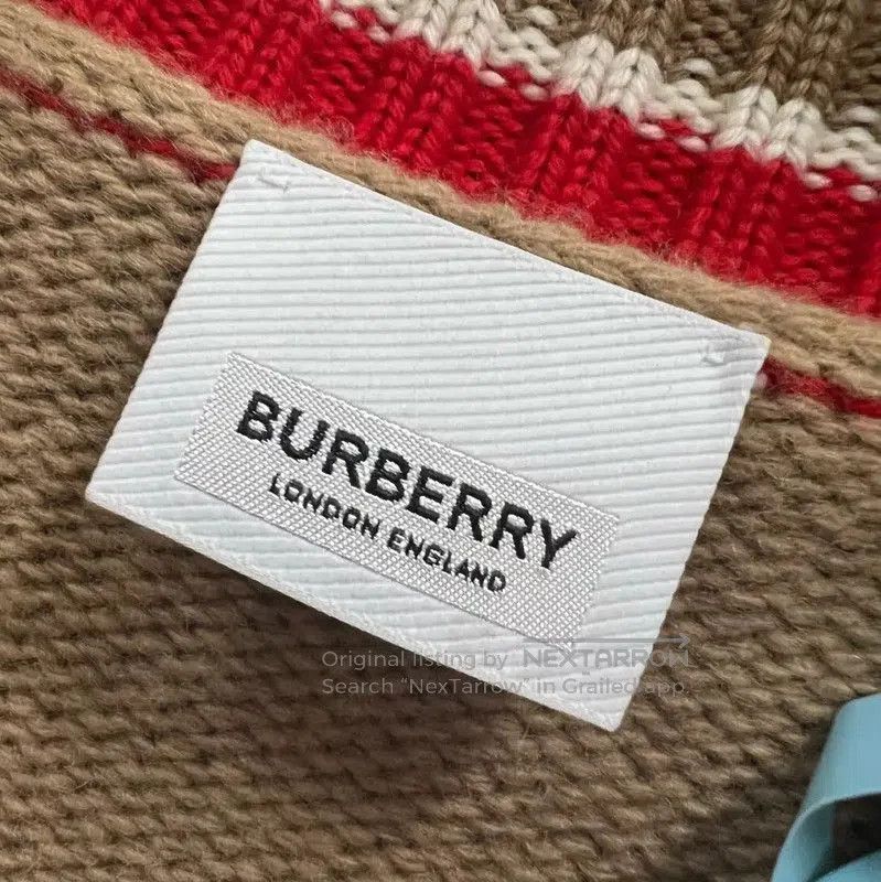 Burberry Burberry Spring Autumn Khaki Wool Sweater. Size S / US 4 / IT 40 - 2 Thumbnail