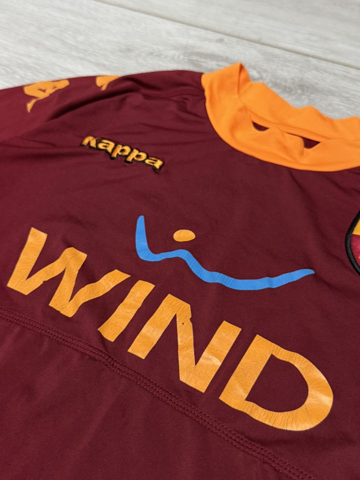 Kappa Kappa Roma jersey football soccer wind tee shirt gorpcore Size US M / EU 48-50 / 2 - 7 Thumbnail