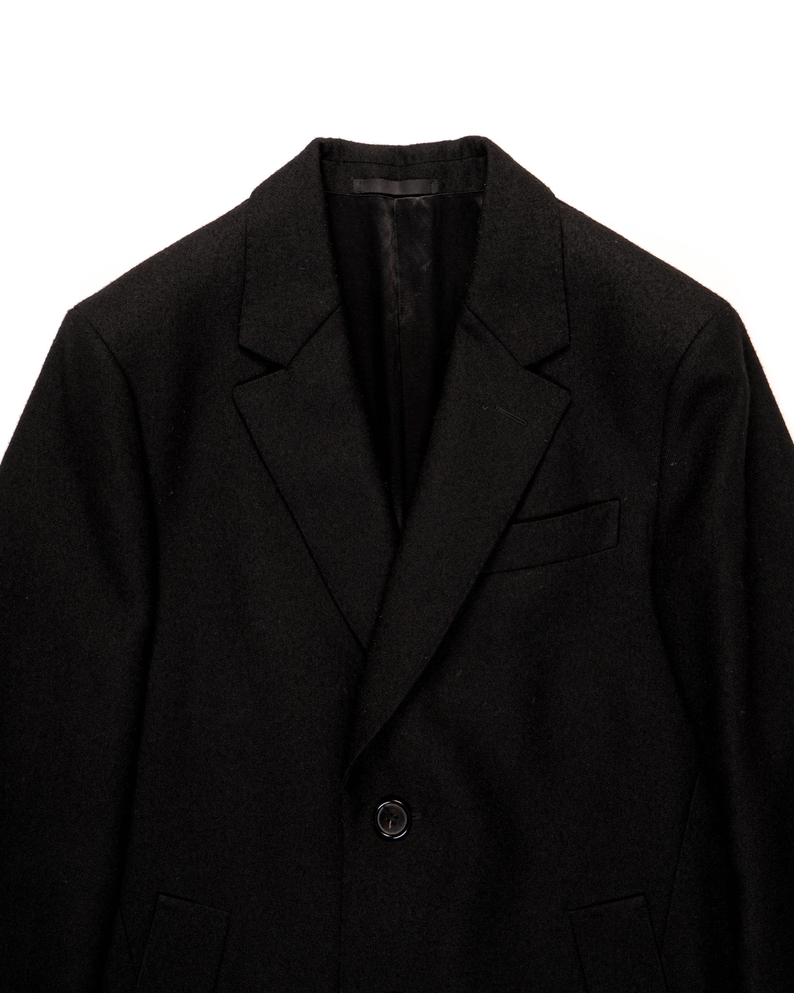 Berluti FW17 Classic 3 Button Coat in Black Wool Size US M / EU 48-50 / 2 - 8 Thumbnail