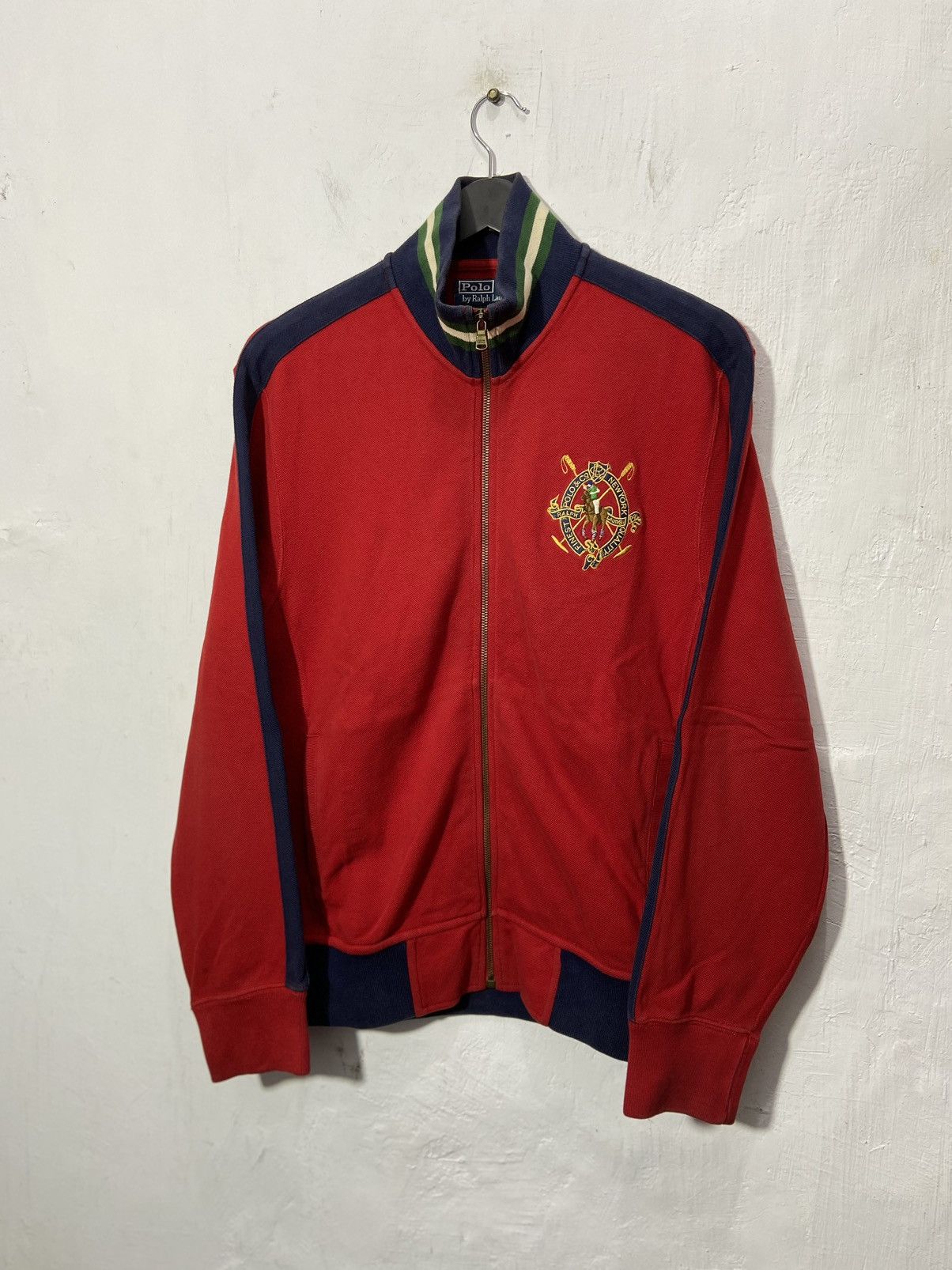 RRL Ralph Lauren Polo by Ralph Lauren Track Jacket Red Size US M / EU 48-50 / 2 - 1 Thumbnail