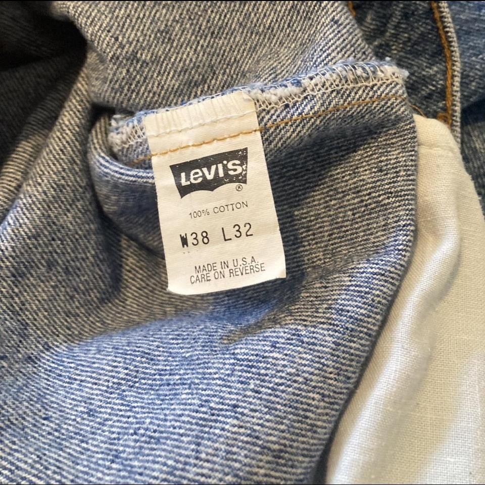 Levi's Vintage Clothing 1985-2000 Levi’s 550 Blue Denim Jeans Baggy Fit Jeans Size US 38 / EU 54 - 5 Thumbnail