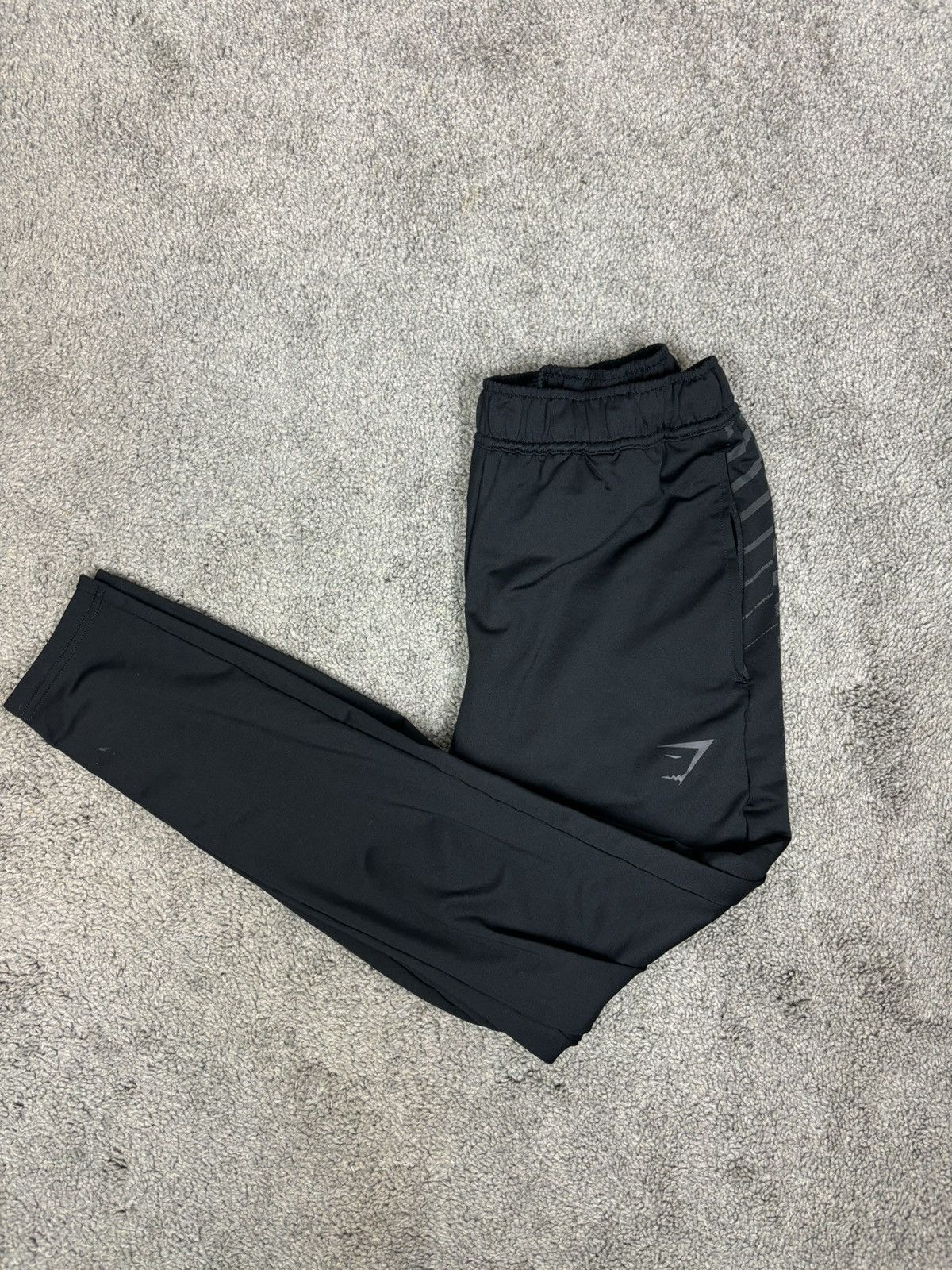 Gymshark Black gymshark sport stripe joggers Size US 30 / EU 46 - 1 Thumbnail