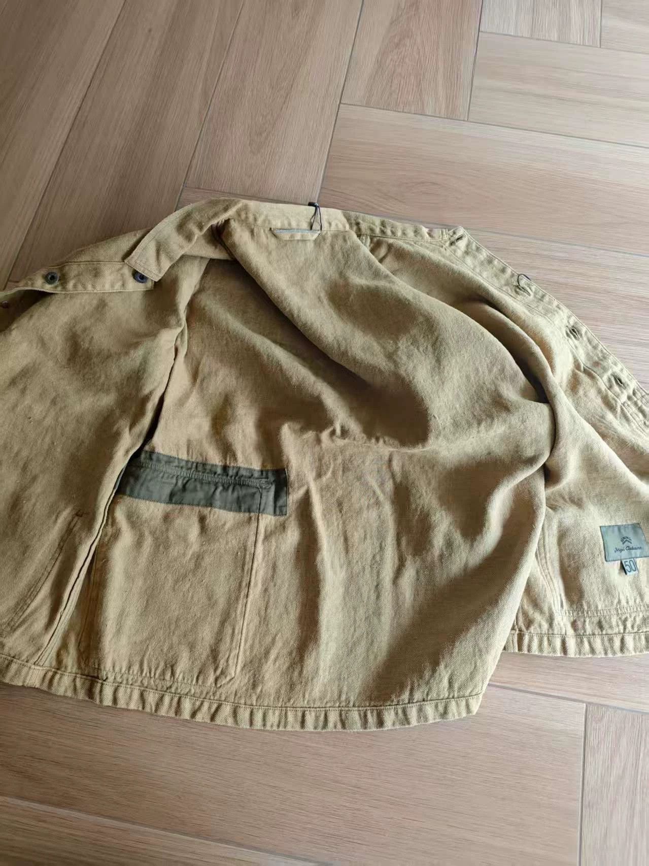 Nigel Cabourn Nigel Cabourn US Army Denim Jp MIL Patchwork Jkt 50 New Size US M / EU 48-50 / 2 - 4 Thumbnail