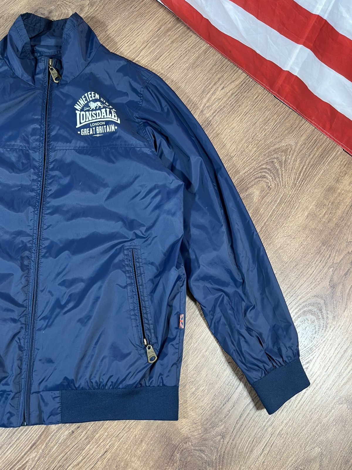 Lonsdale Vintage Rare Lonsdale Bomber Jacket Size US XXL / EU 58 / 5 - 3 Thumbnail