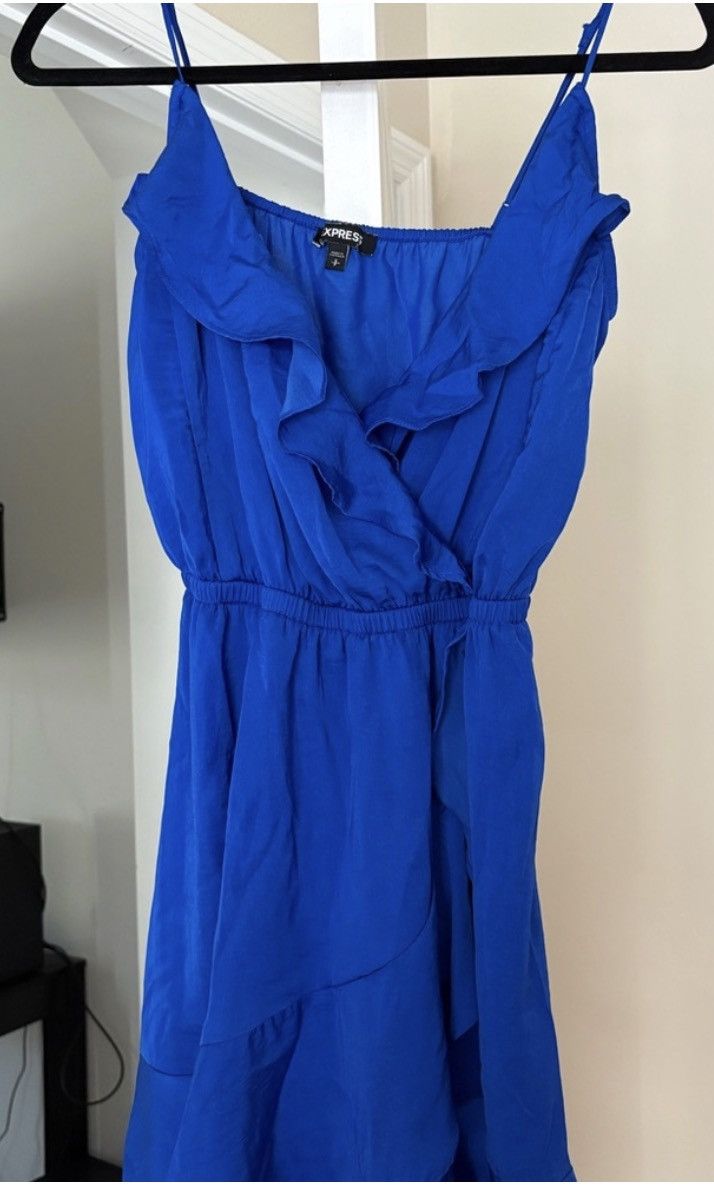 Express Royal Blue dress Size S / US 4 / IT 40 - 1 Thumbnail