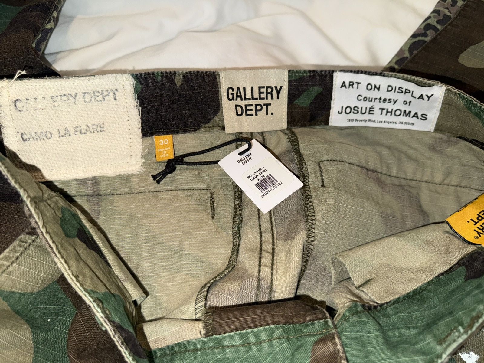 Gallery Dept. Gallery Dept Camo Flare Size US 30 / EU 46 - 7 Thumbnail