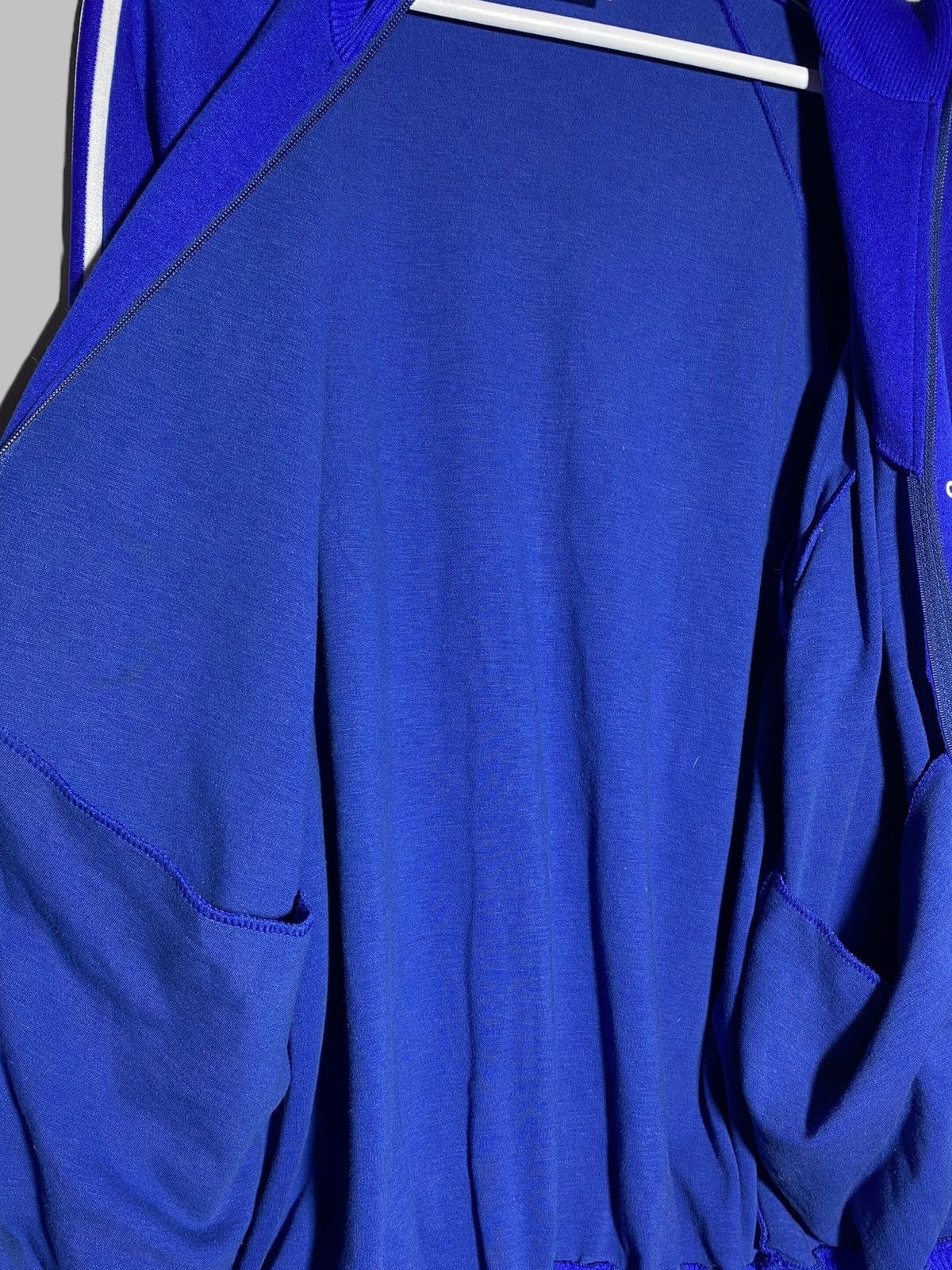 Vintage 🔥 ADIDAS 80S TRACK JACKET RETRO BLUE RAVE VINTAGE DRIP Size US XXL / EU 58 / 5 - 12 Thumbnail