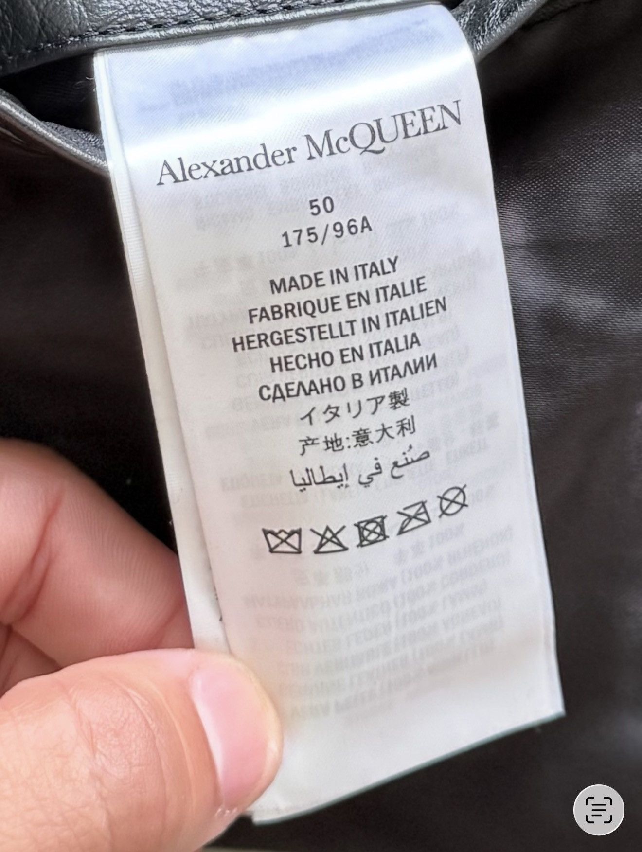 Alexander McQueen Alexander McQueen Leather Hooded Jacket Rare Size US L / EU 52-54 / 3 - 14 Thumbnail