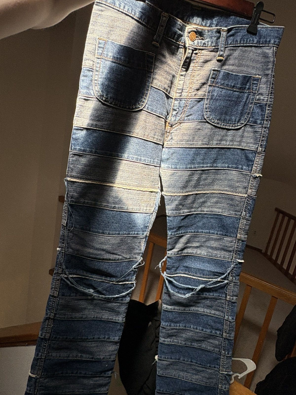 Hysteric Glamour ( RARE SIZE) Hysteric Glamour Hagi Kinky Panel Jeans Size US 32 / EU 48 - 3 Thumbnail
