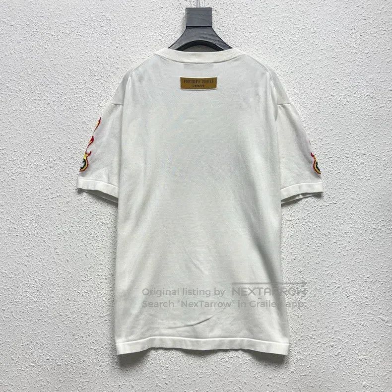 Louis Vuitton Louis Vuitton Flame Baseball LOGO Jacquard Knit Short Slee Size US XXL / EU 58 / 5 - 2 Thumbnail