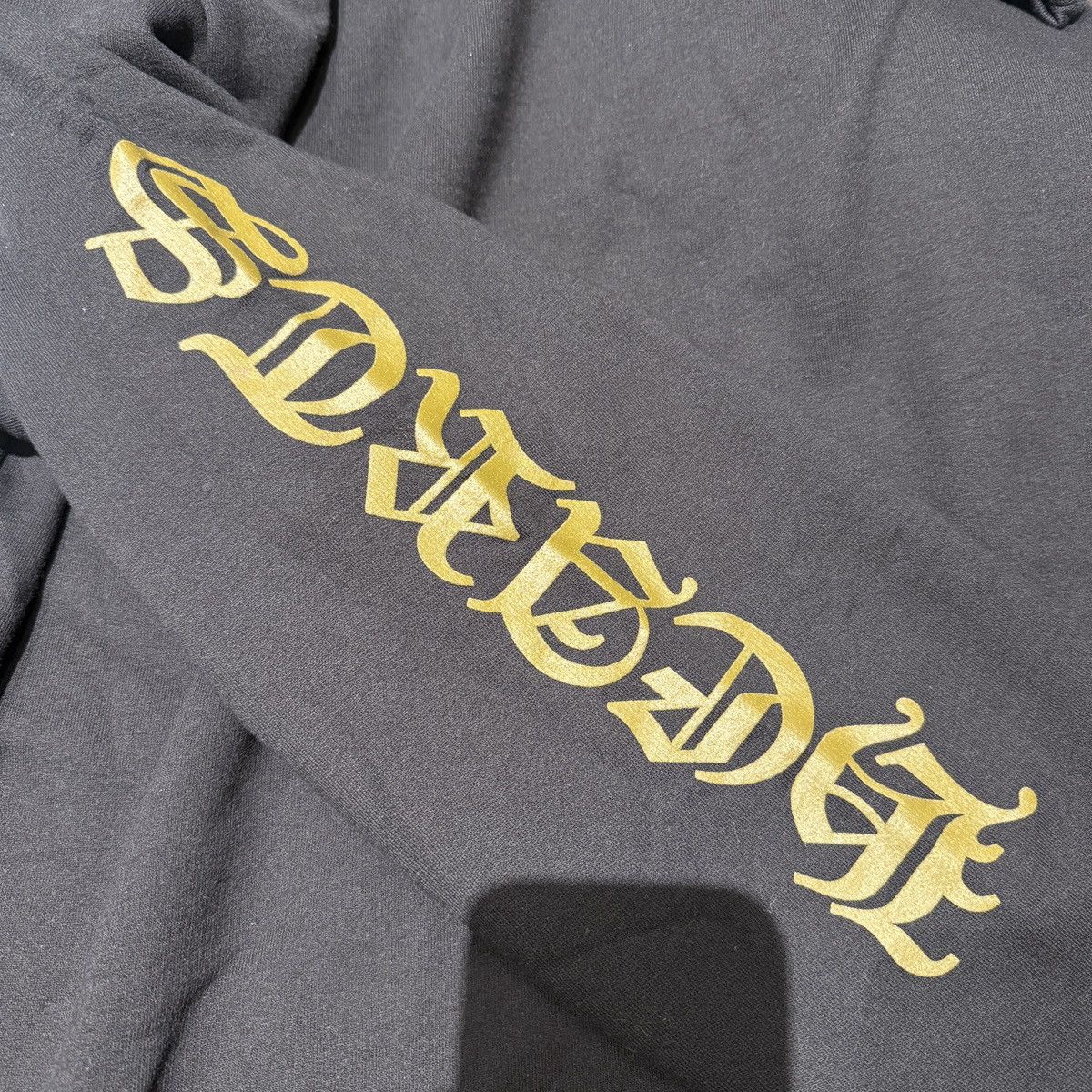 Chrome Hearts Chrome Hearts Black& Gold Glitter Script Hoodie Size US S / EU 44-46 / 1 - 4 Thumbnail