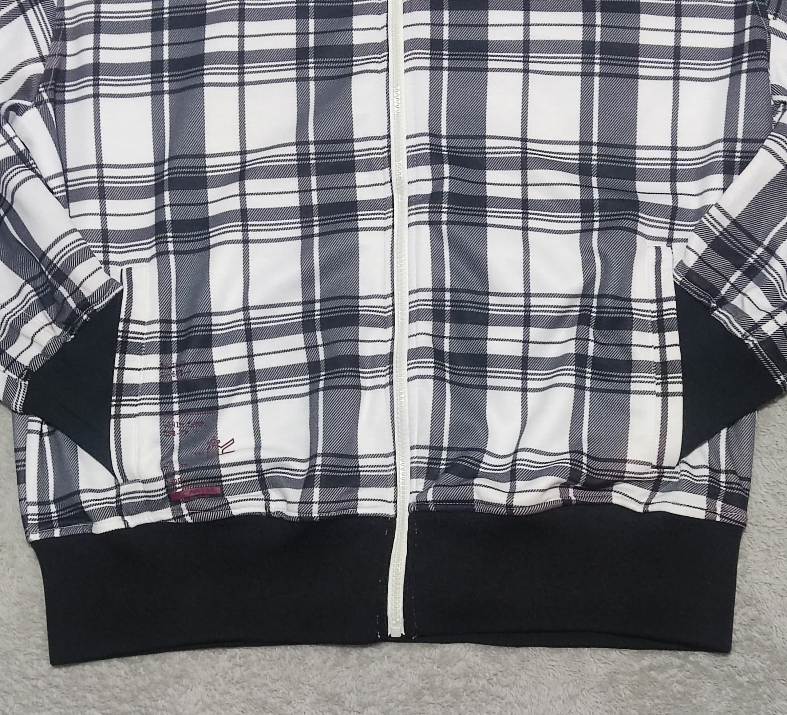 Rocawear Vintage Rocawear Monochrome Plaid Jacket Embroidered Logo Size US L / EU 52-54 / 3 - 5 Thumbnail