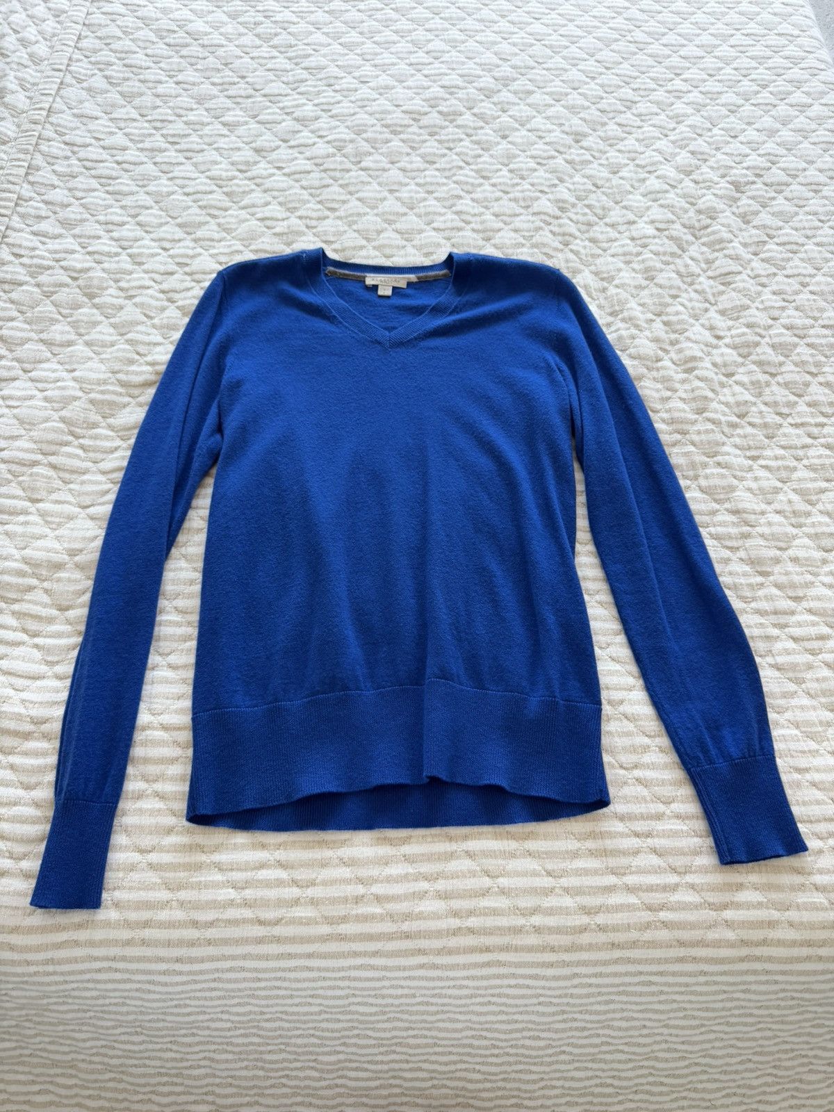 Burberry Burberry shoulder check patch cashmere sweater size S Size US S / EU 44-46 / 1 - 1 Thumbnail