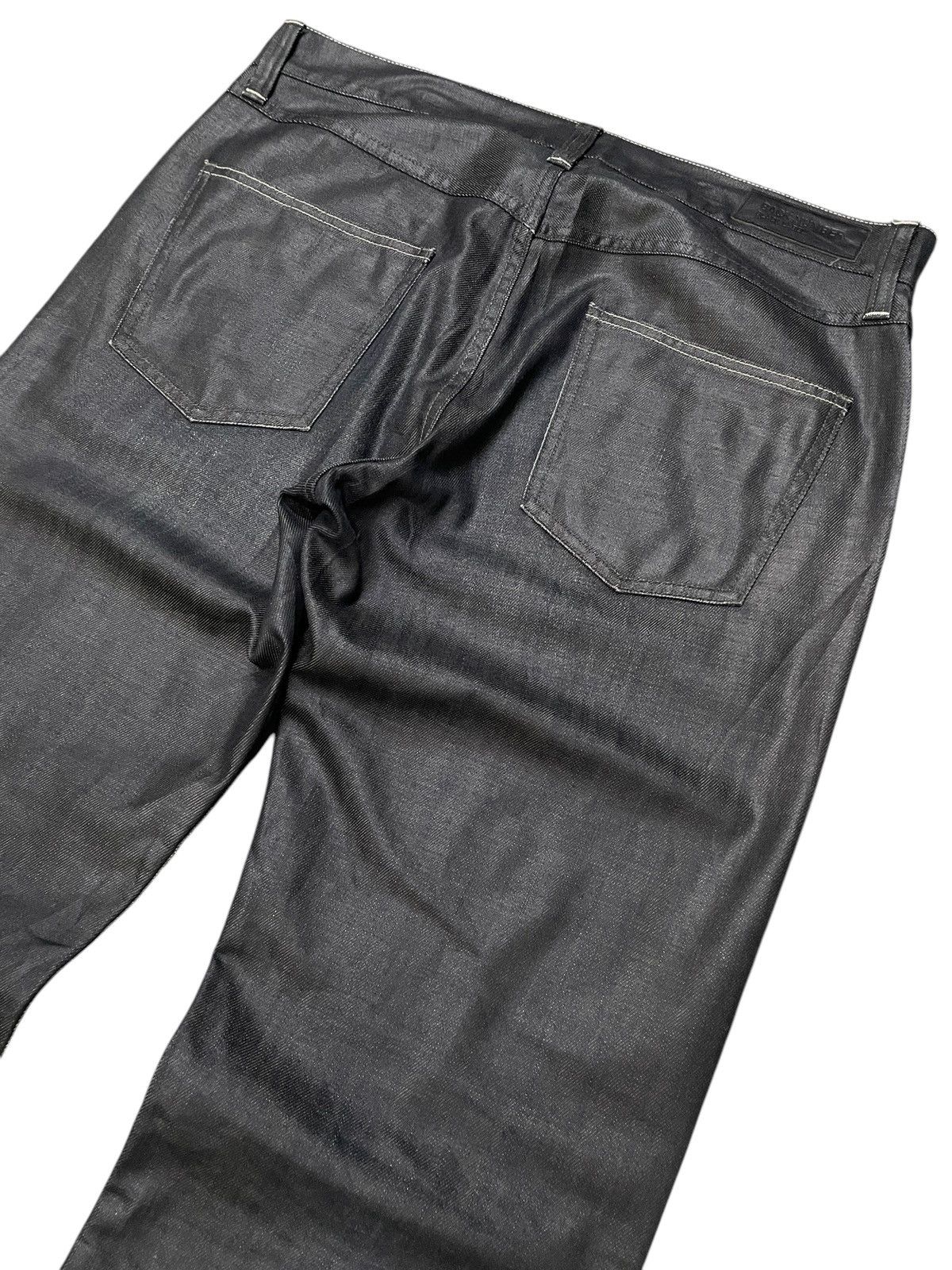 Hysteric Glamour × Yasuyuki Ishii Back Number Japan Waxed Coated Claw Mark Loose Jeans Size US 34 / EU 50 - 11 Thumbnail