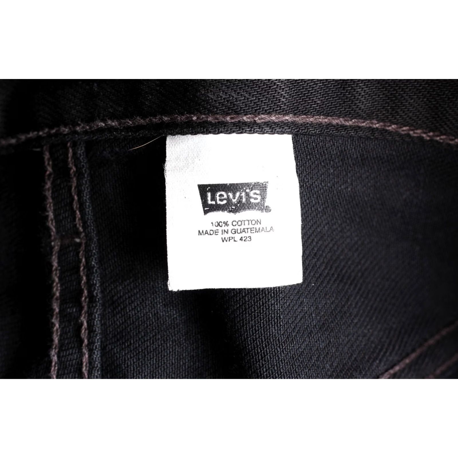 Levi's VINTAGE Levi's 501 Jeans Men 30x30 Regular Straight Denim Jeans Black Guatemala DZ7190 5-Pocket Mens Size US 30 / EU 46 - 7 Thumbnail