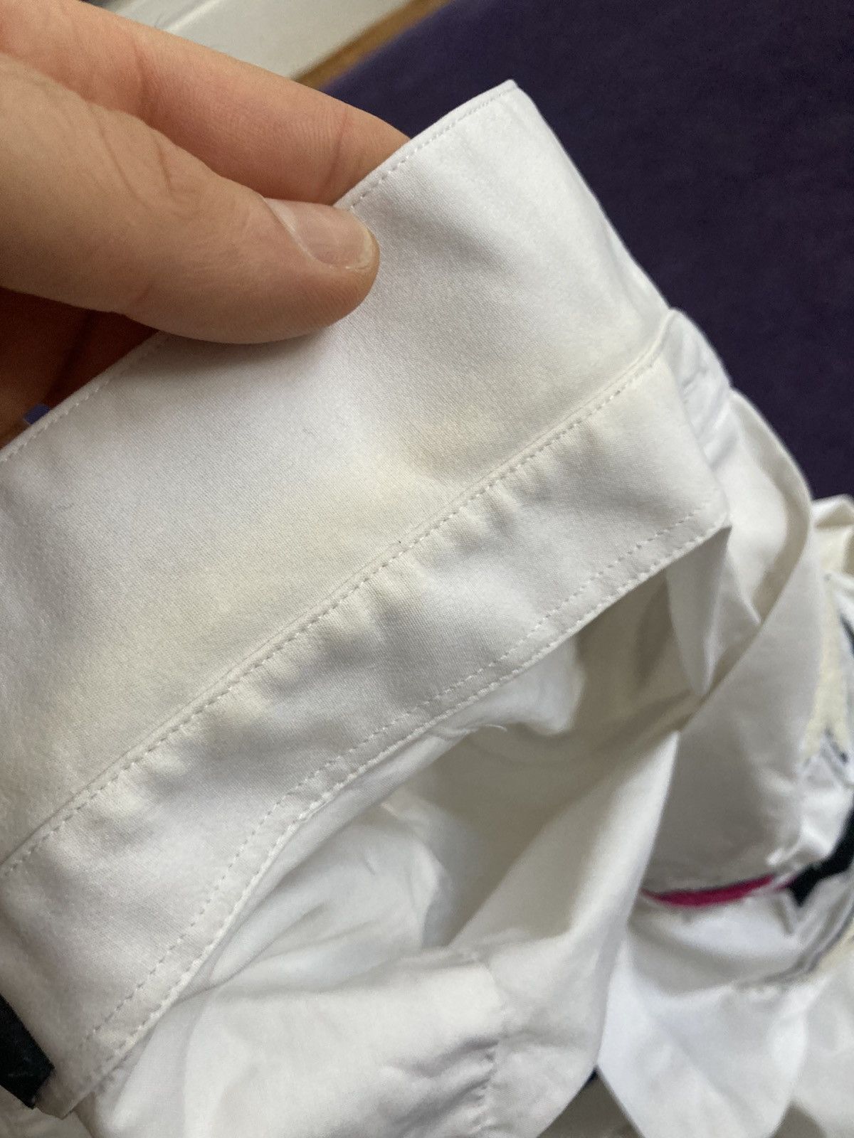 Kris Van Assche Kris Van Assche White Poplin Shirt Size US M / EU 48-50 / 2 - 13 Thumbnail