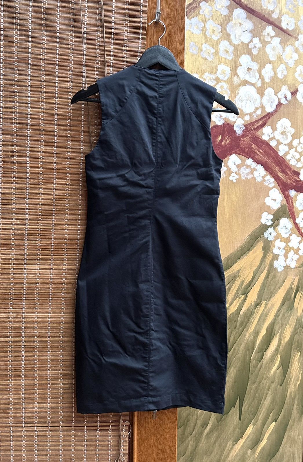 Sarah Pacini × Vintage Sarah Pacini Black Zip Front Sleeveless Dress Size 1 Size S / US 4 / IT 40 - 2 Thumbnail