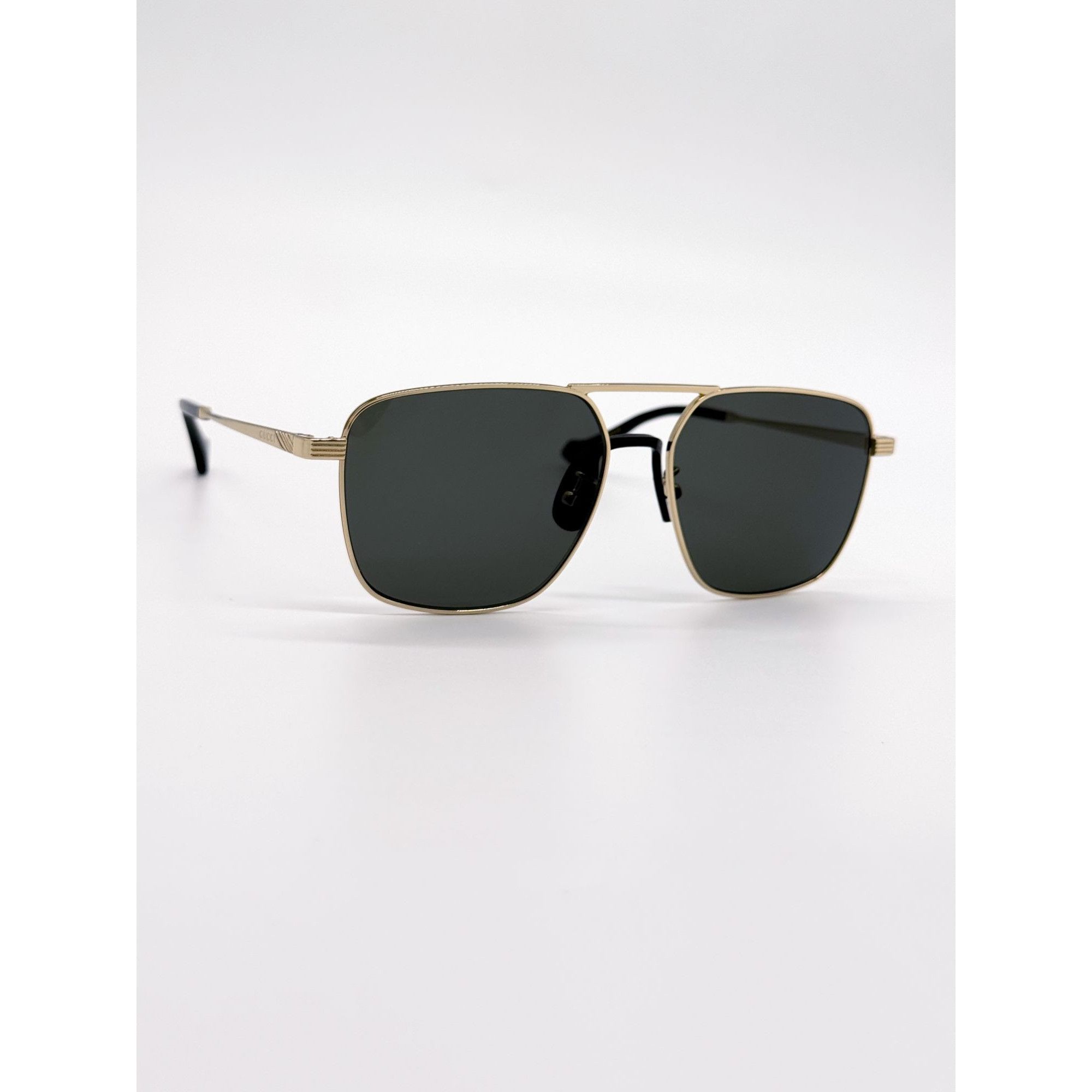 Gucci NEW GUCCI SUNGLASSES GG0743S 001 GOLD/GRAY AVIATOR UNISEX Size ONE SIZE - 5 Thumbnail