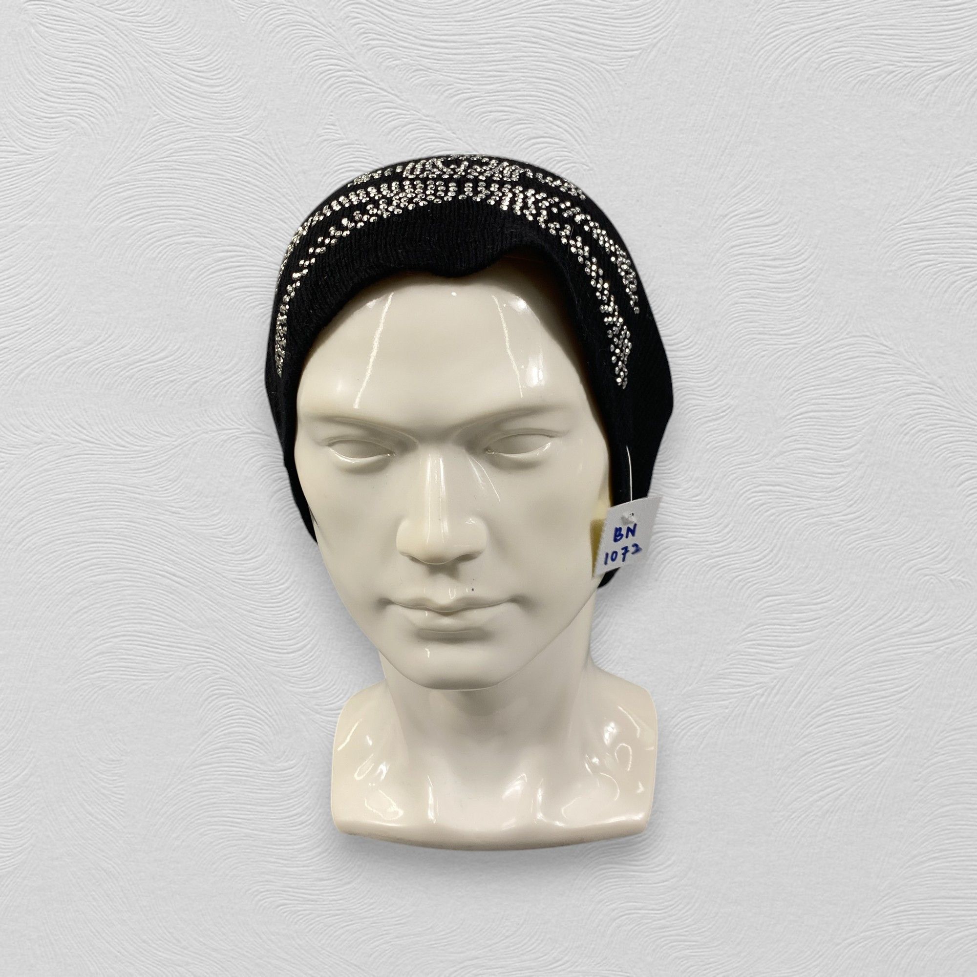 Japanese Brand Skull Diamond Slouchy Beanie Hat -BN1072 Size ONE SIZE - 2 Thumbnail