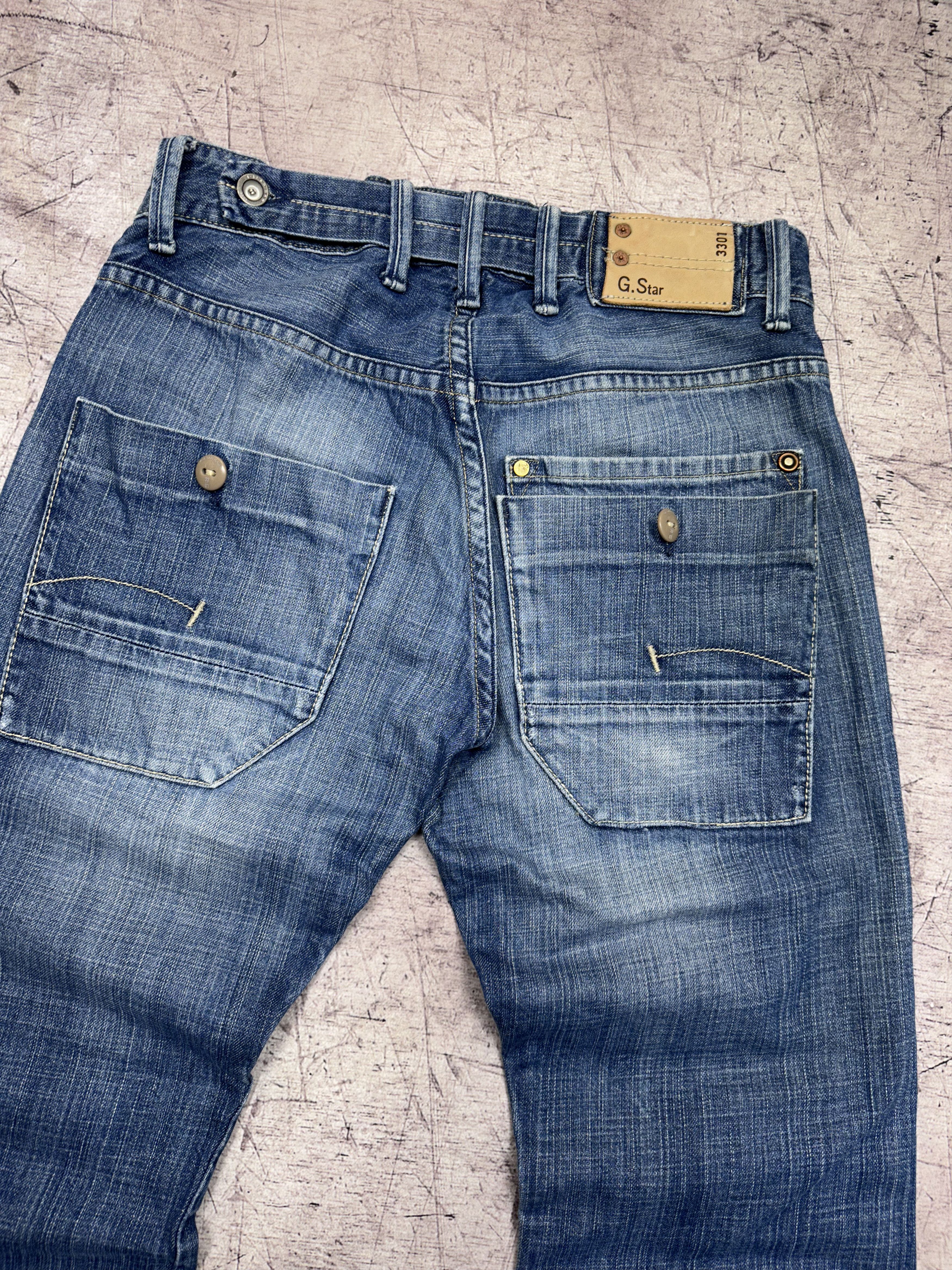 G-Star G Star Raw Army Radar Straight Mens Denim Pants Jeans Size US 32 / EU 48 - 8 Thumbnail