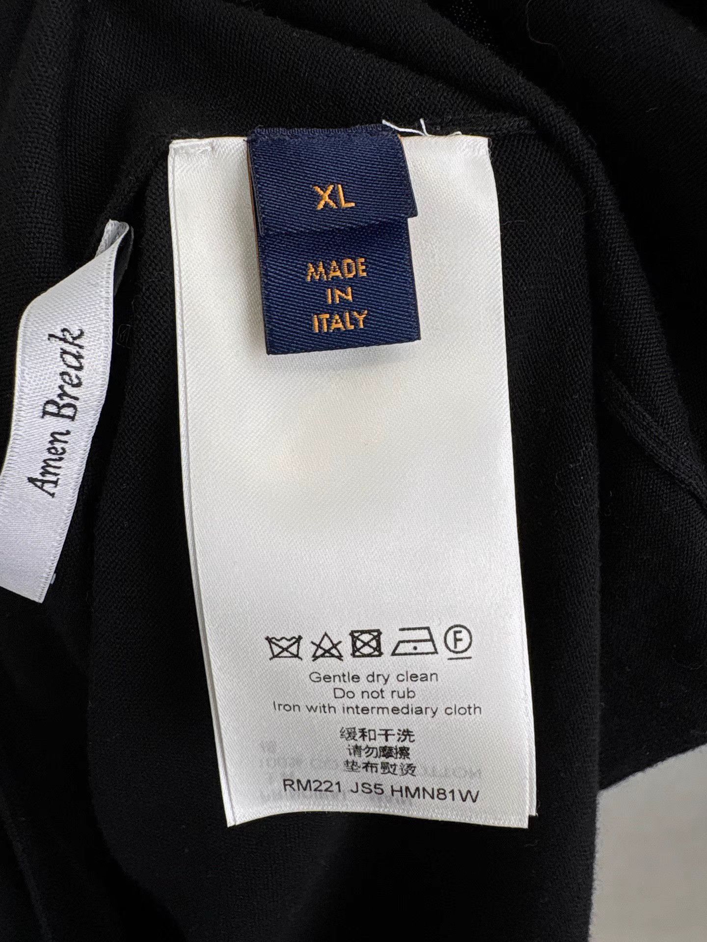 Louis Vuitton LOUIS VUITTON Chest Letter Knit Short Sleeve K1 Size US XL / EU 56 / 4 - 5 Thumbnail