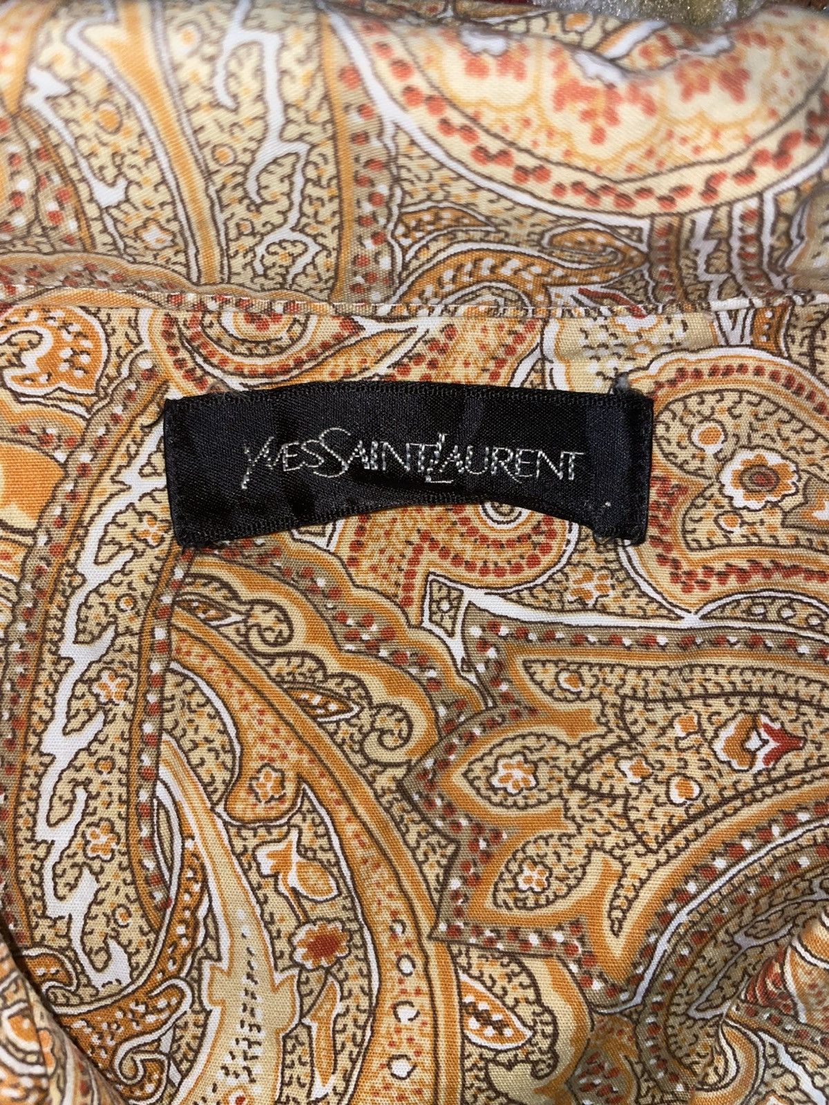 Yves Saint Laurent 90s Paisley Yves Saint Laurent YSL Size US L / EU 52-54 / 3 - 7 Thumbnail