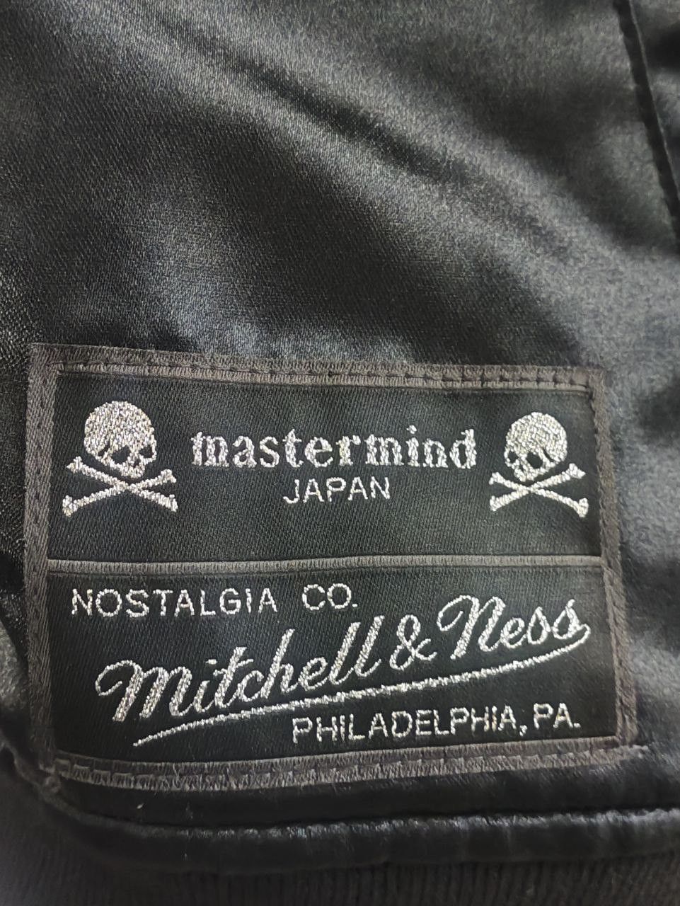 Mastermind World × Mitchell & Ness Mastermind x Mitchell and Ness Bomber 2020 Jacket Size US XL / EU 56 / 4 - 4 Thumbnail