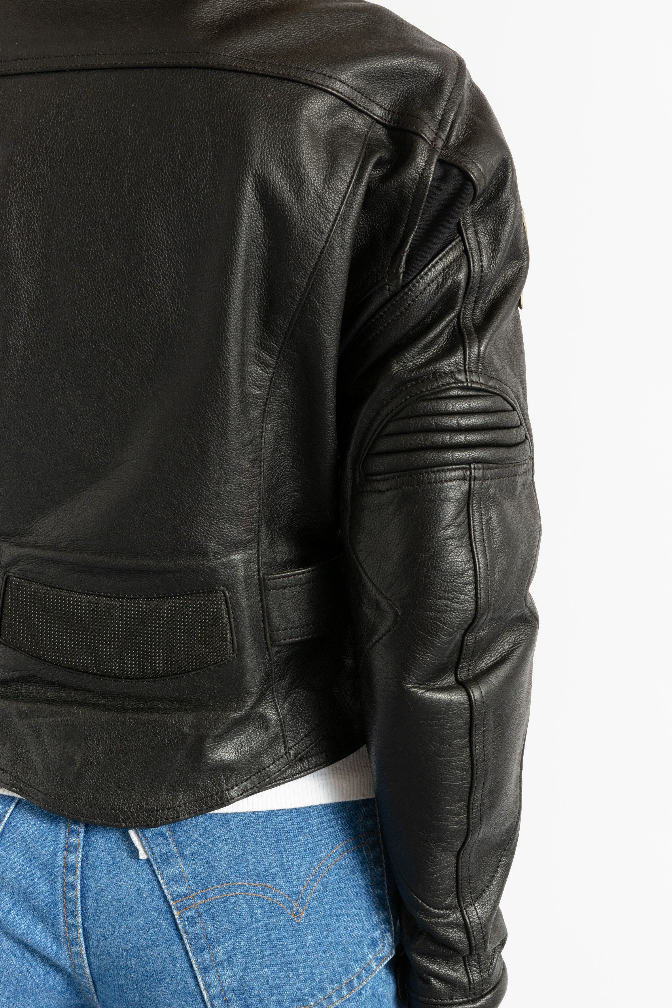Vintage Black Womens Motorcycle Leather Jacket Biker Size XS-S 5872 Size S / US 4 / IT 40 - 5 Thumbnail