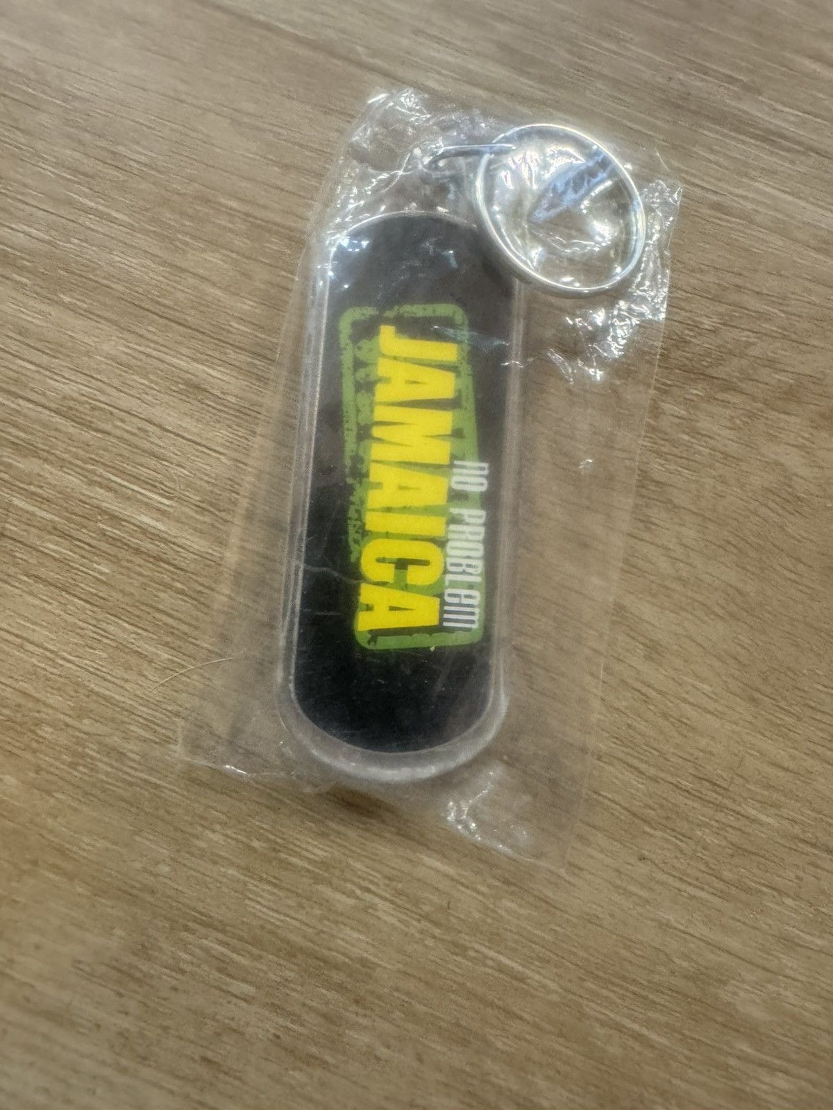 Bob Marley New Vintage 90s NO PROBLEM JAMAICA Fob Keychain Ring Size ONE SIZE - 4 Thumbnail