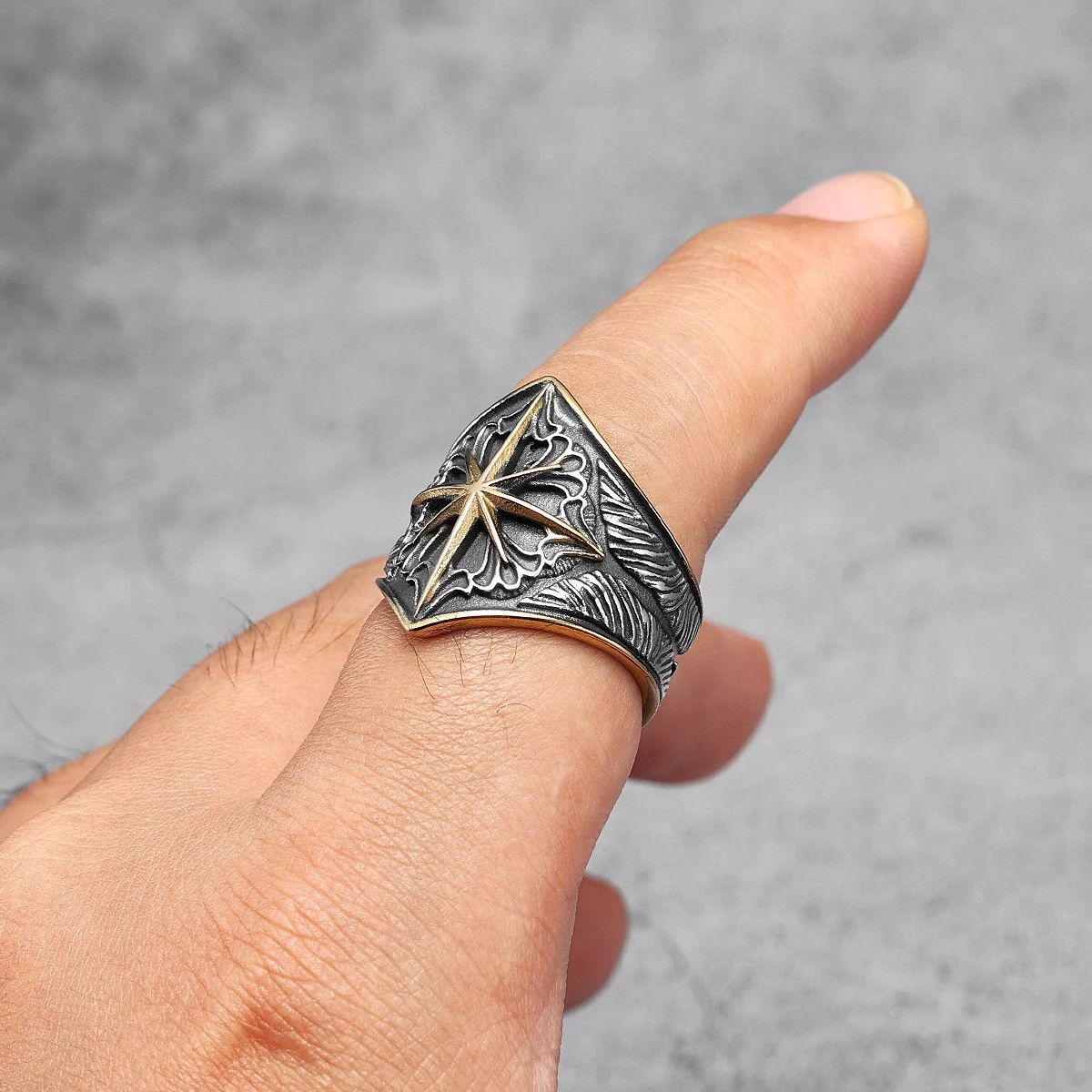 Jewelry Starry Ring Streetwear Jewelry Fashion Gift Size ONE SIZE - 4 Thumbnail