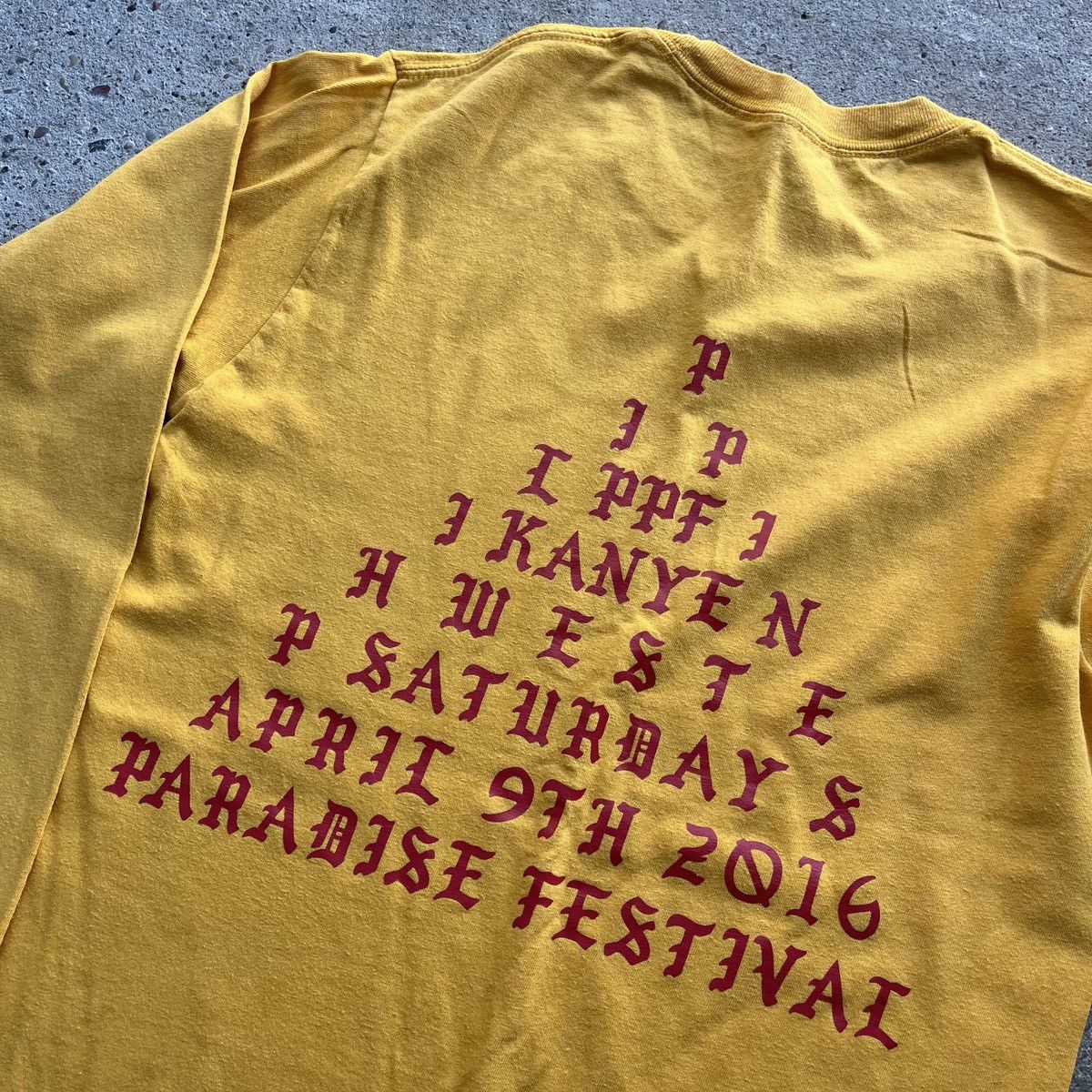 Kanye West Kanye yeezus west I FEEL LIKE PABLO PARADISE FESTIVAL 2016 Size US S / EU 44-46 / 1 - 2 Thumbnail