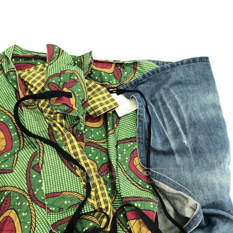 Junya Watanabe Junya Watanabe size XS Printed Denim Wrap Skirt Size 23" - 7 Thumbnail