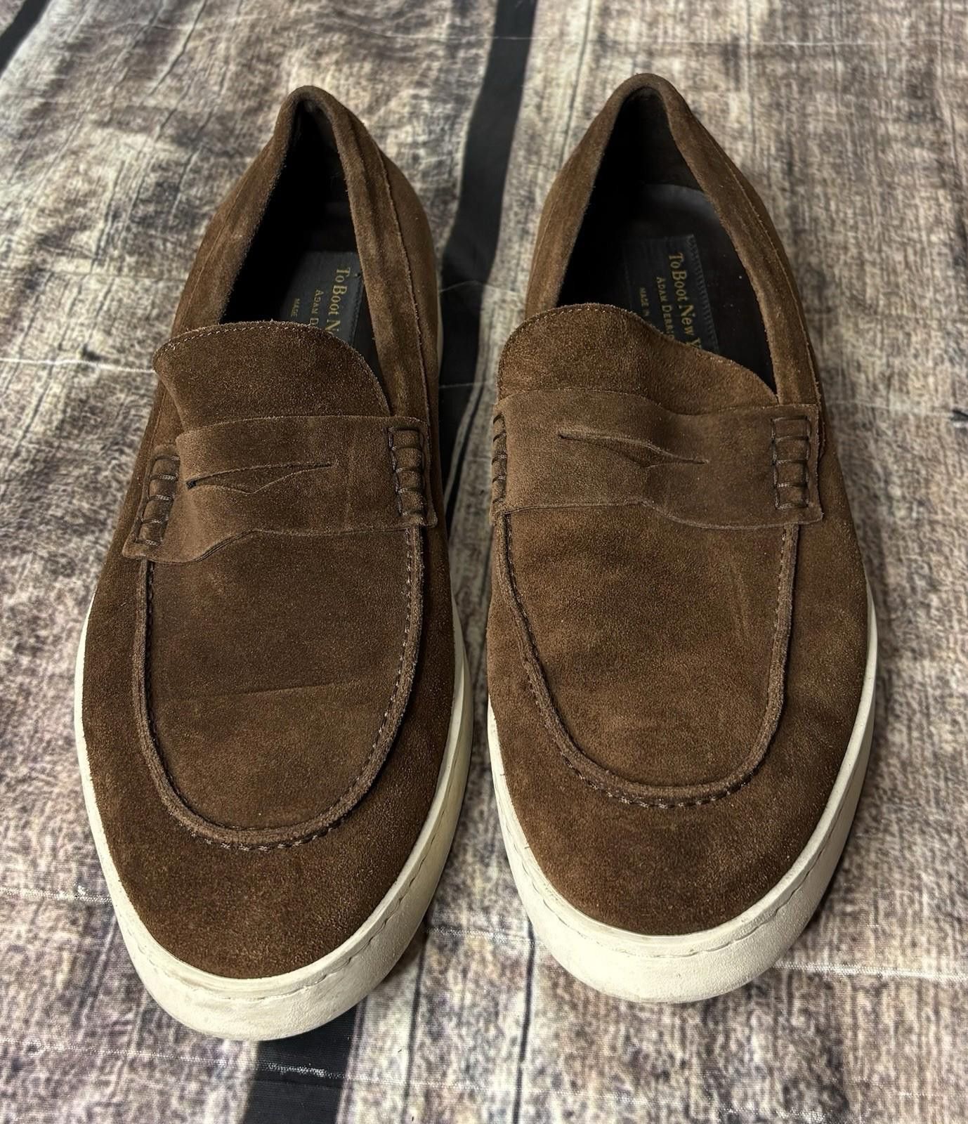 To Boot New York To Boot New York Adam Derrick Penny Loafers 43 11/12 Suede Size US 11 / EU 44 - 2 Thumbnail